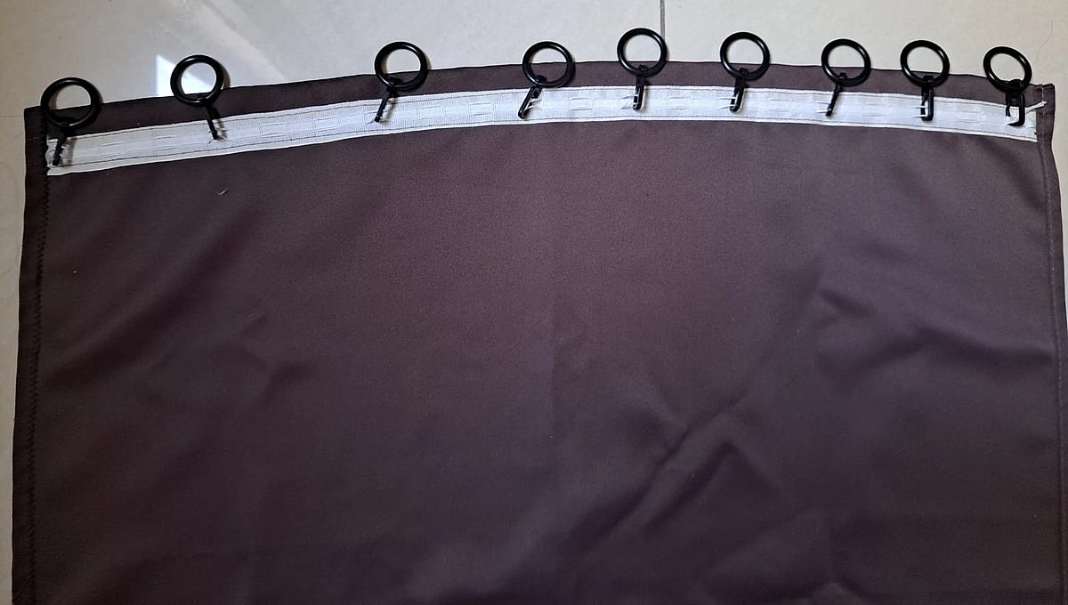 Dark Brown Blackout Curtain Panel, photo 3
