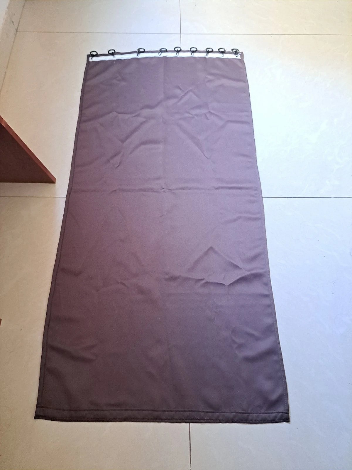 Dark Brown Blackout Curtain Panel, photo 2