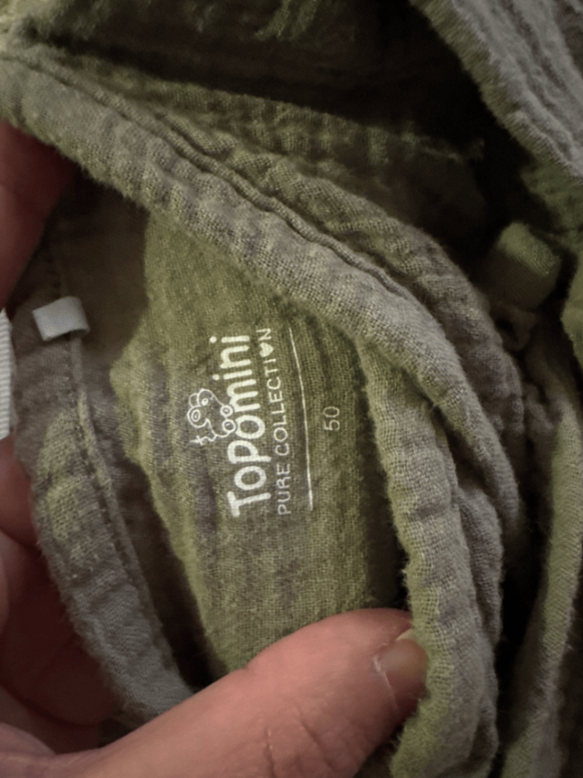 Textured Muslin Wrap Baby Bodysuit, photo 3