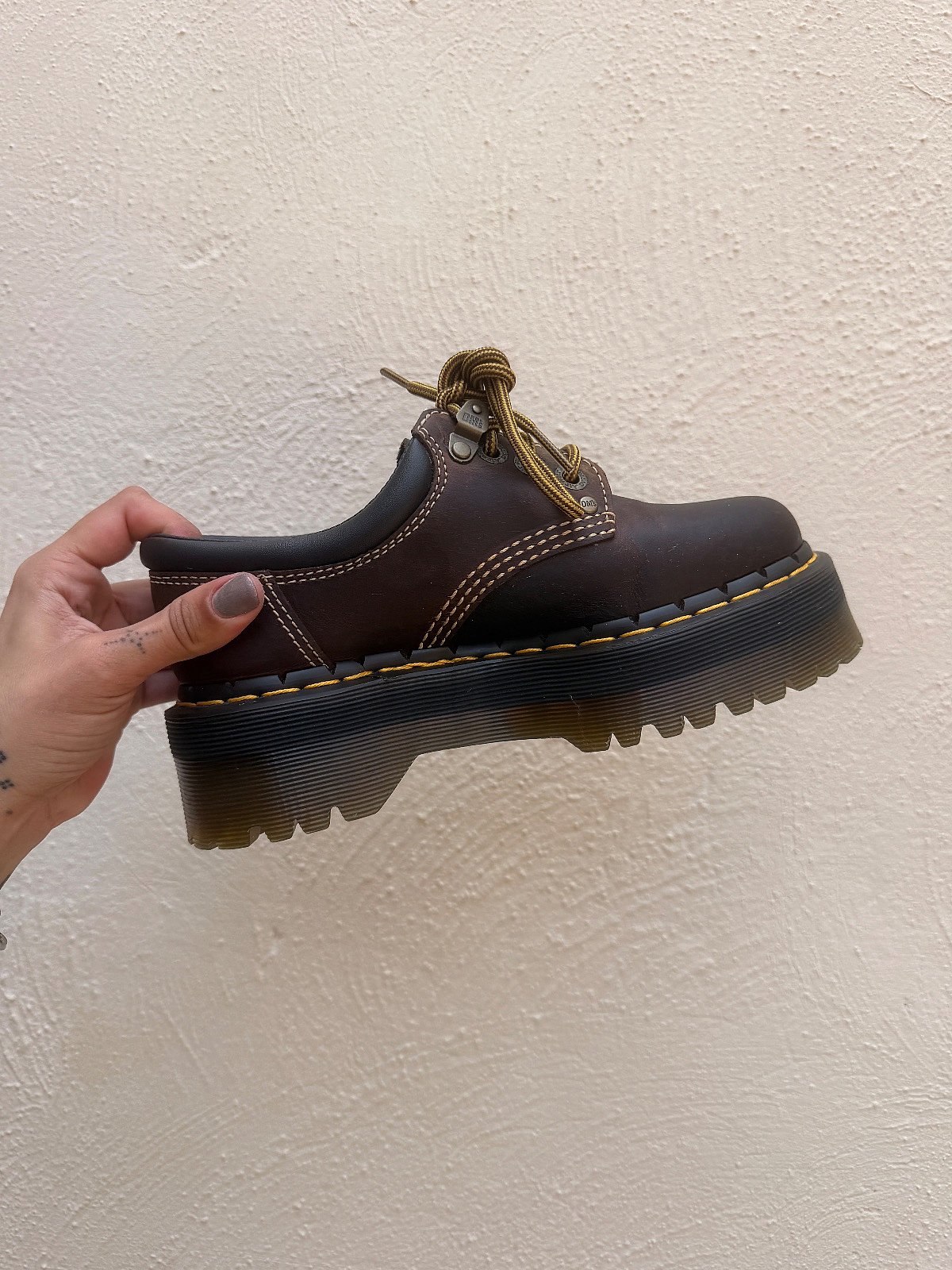Dr Martens 8053 Crazy Horse Platform Shoes, photo 5