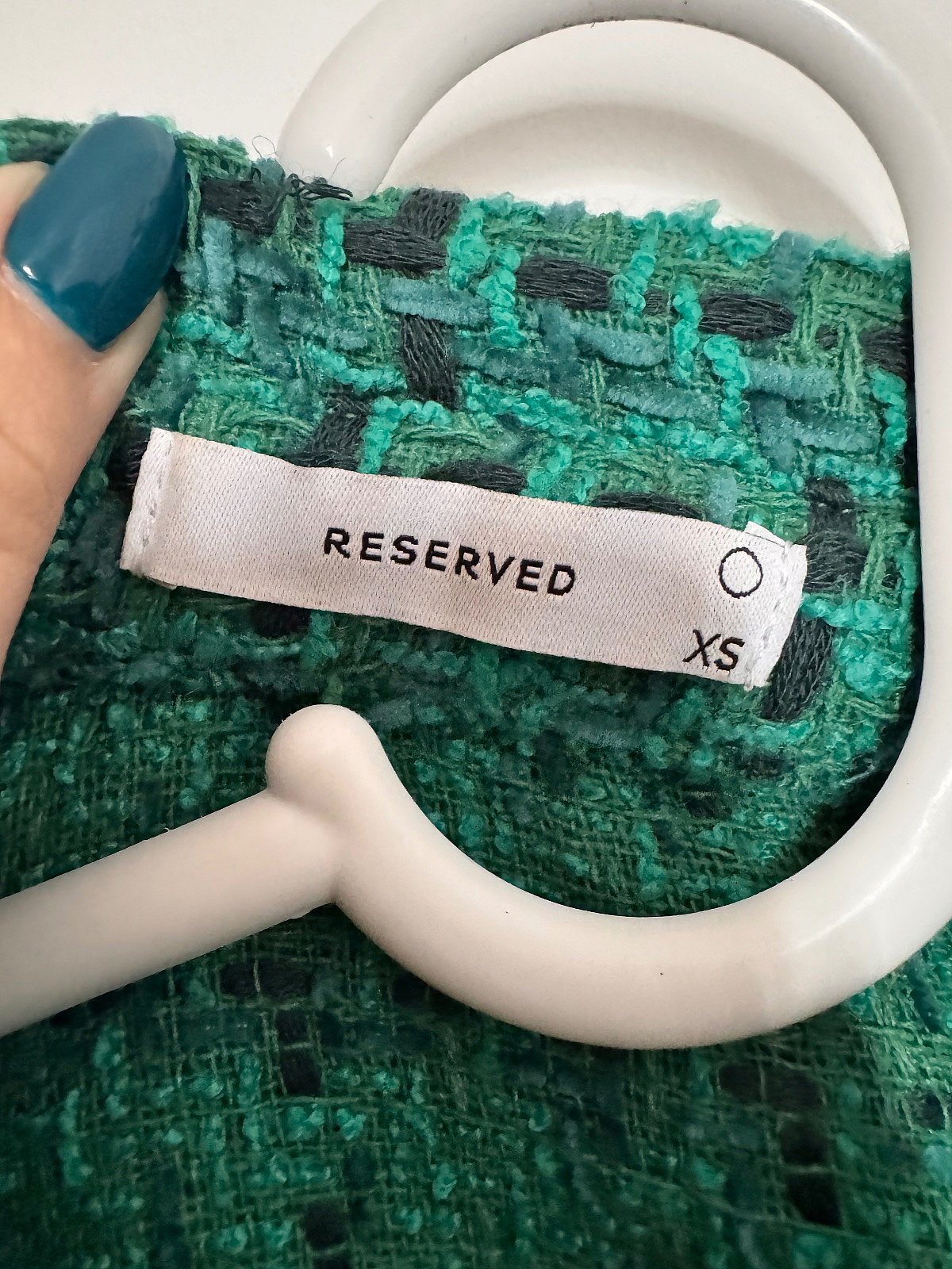 Reserved Green Tweed Style Jacket - photo 3