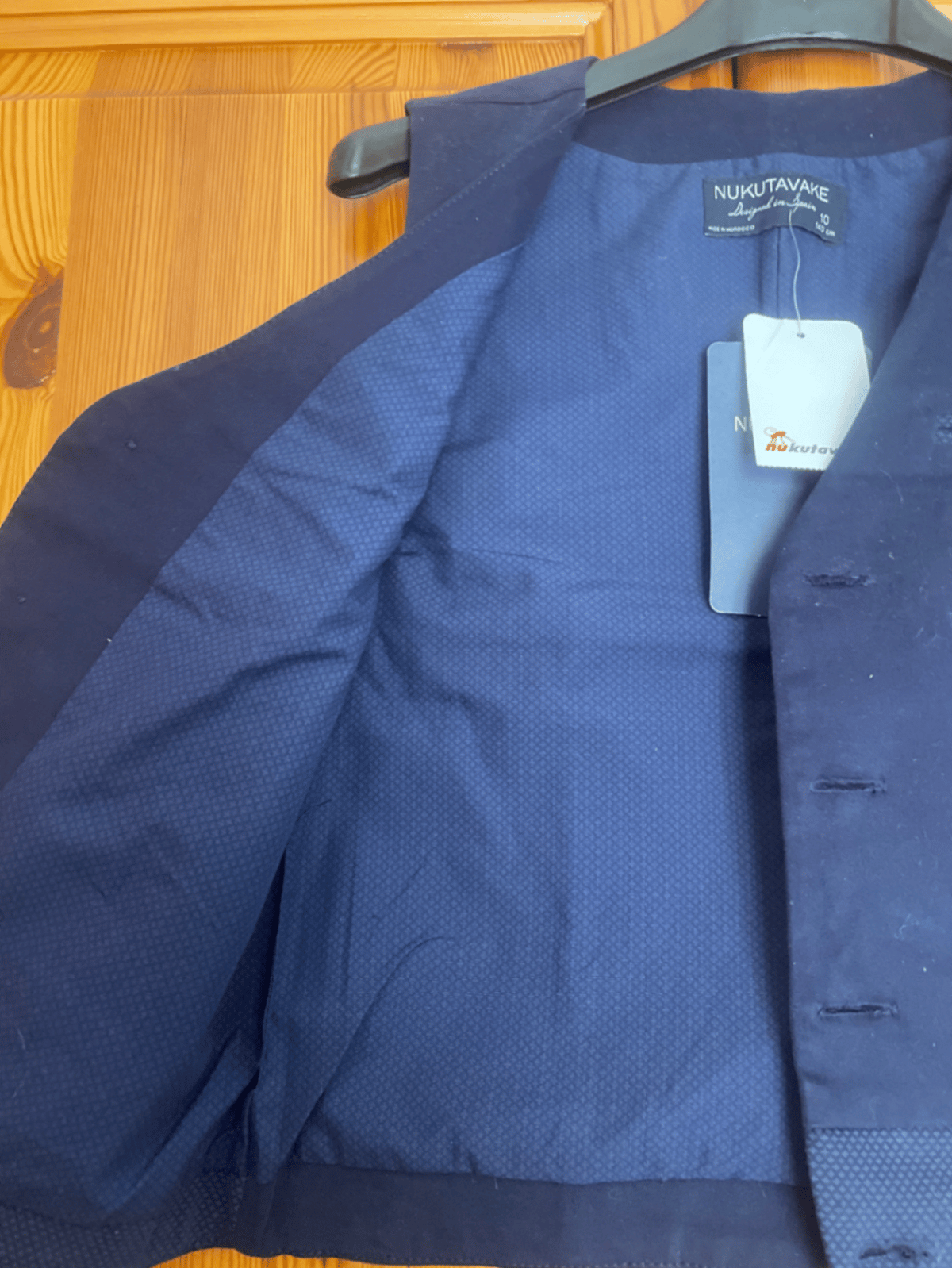 Smart Navy Blue Tailored Waistcoat - photo 3