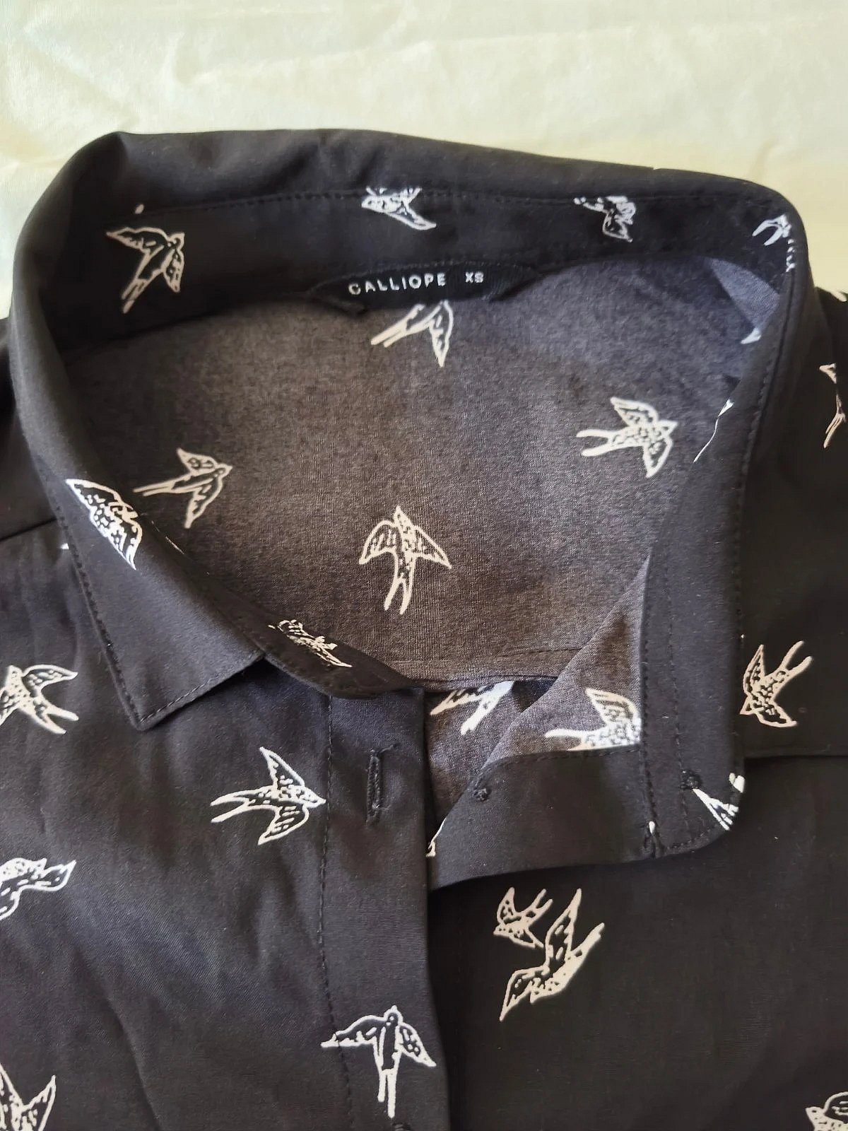 Calliope Sleeveless Bird Print Shirt - photo 2