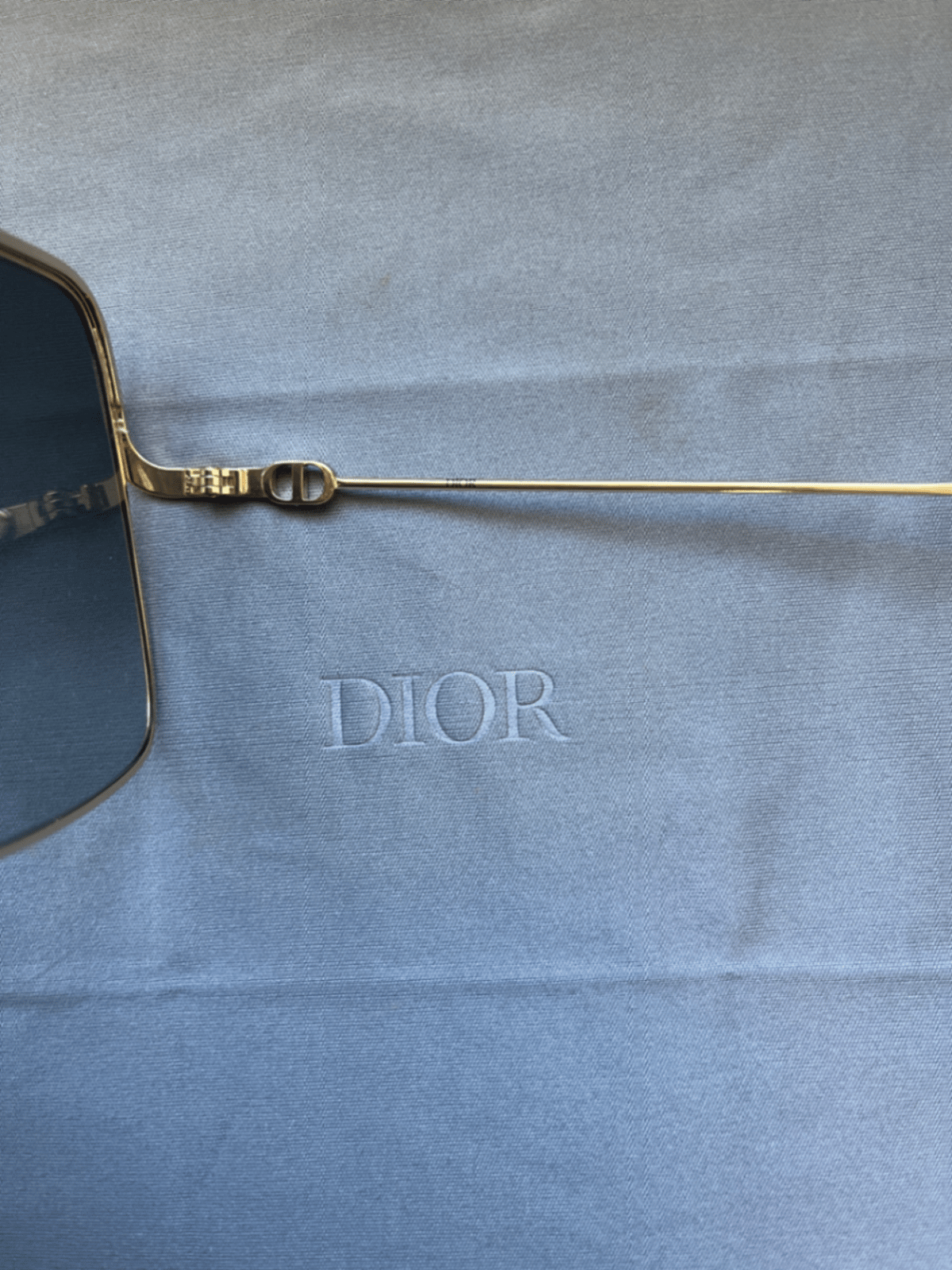Dior Gold Square Sunglasses, photo 4