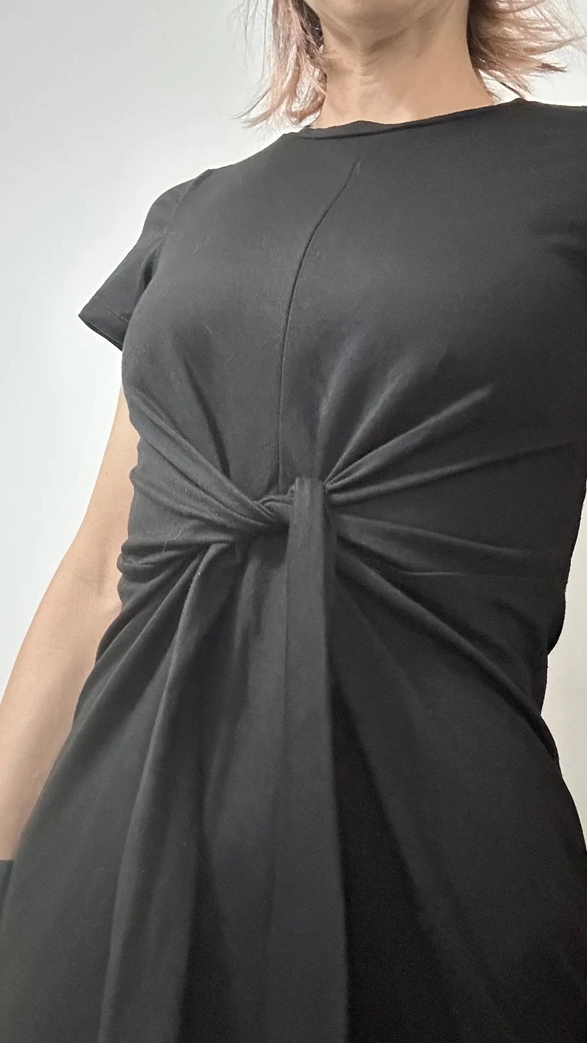 Black knot front midi dress - Springfield - photo 5