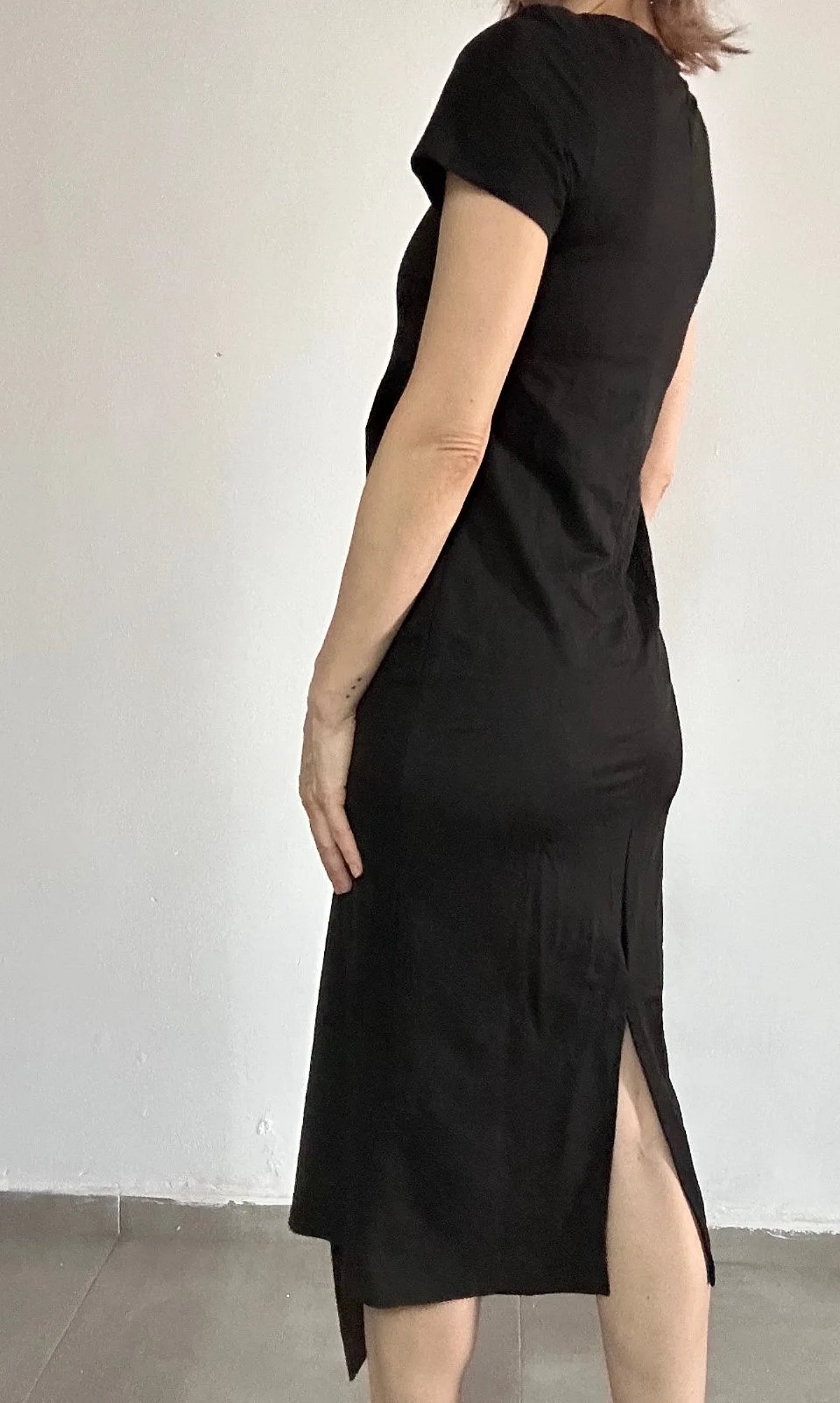 Black knot front midi dress - Springfield - photo 3