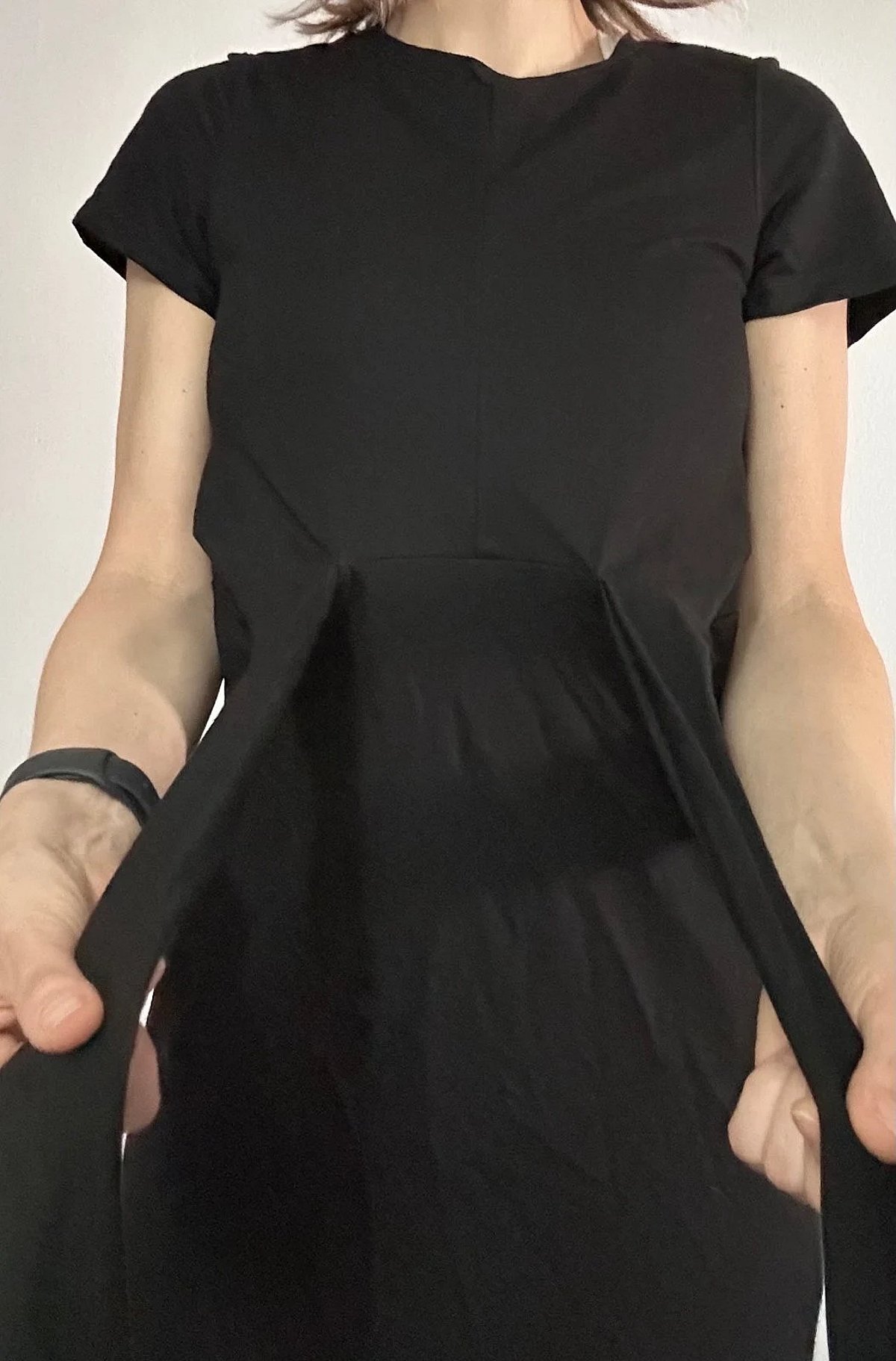 Black knot front midi dress - Springfield - photo 4