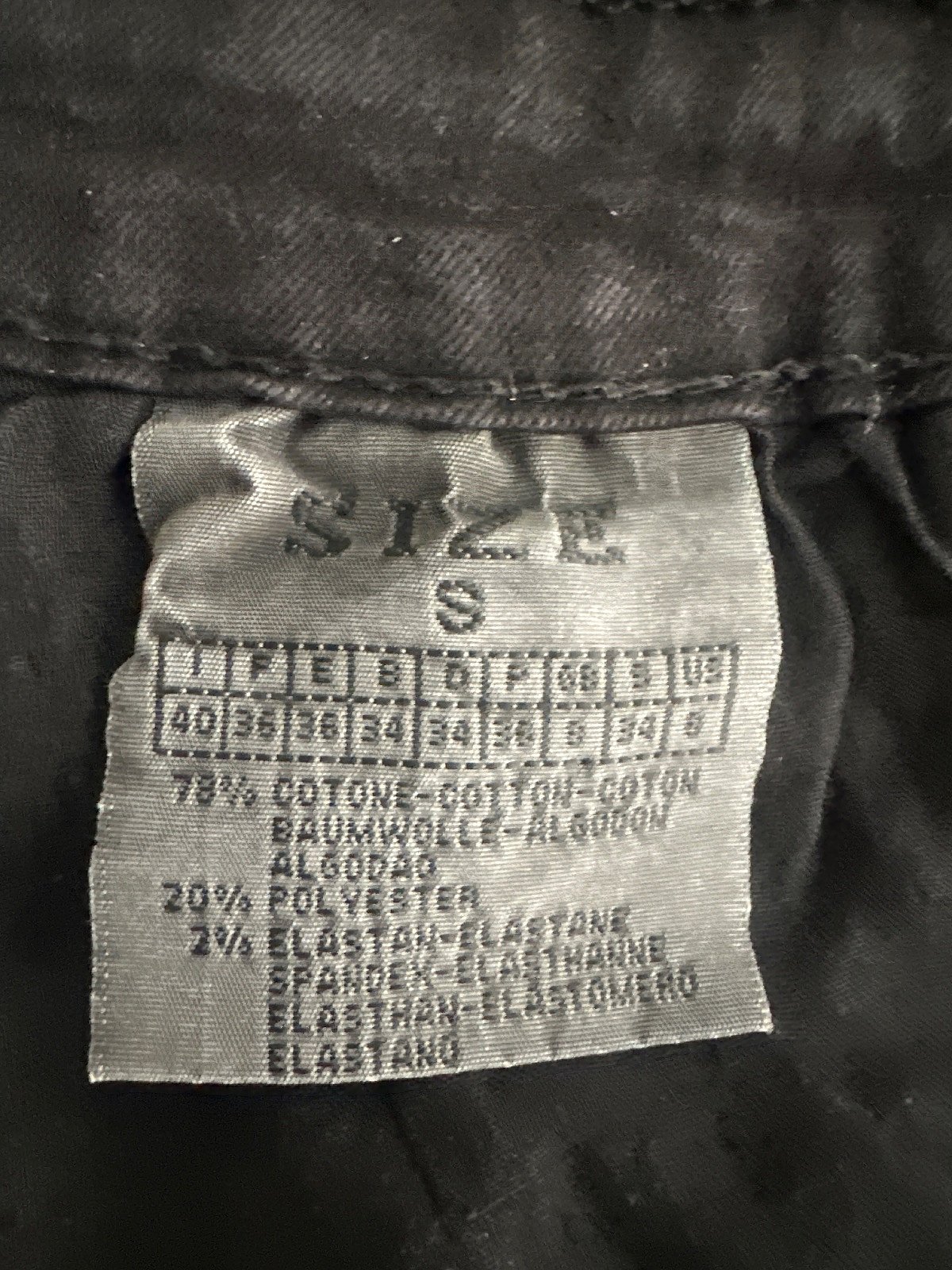 Pantaloncini in denim nero, foto 5