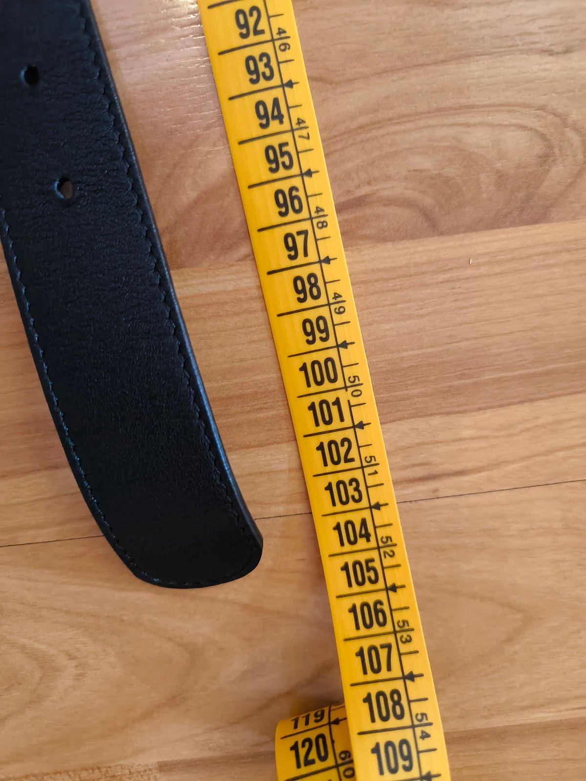 Black embellished metal buckle belt, photo 3