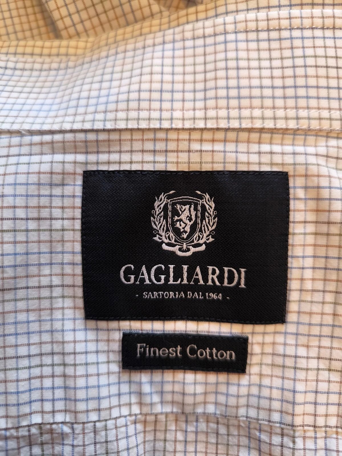 Gagliardi check short-sleeve shirt, photo 3
