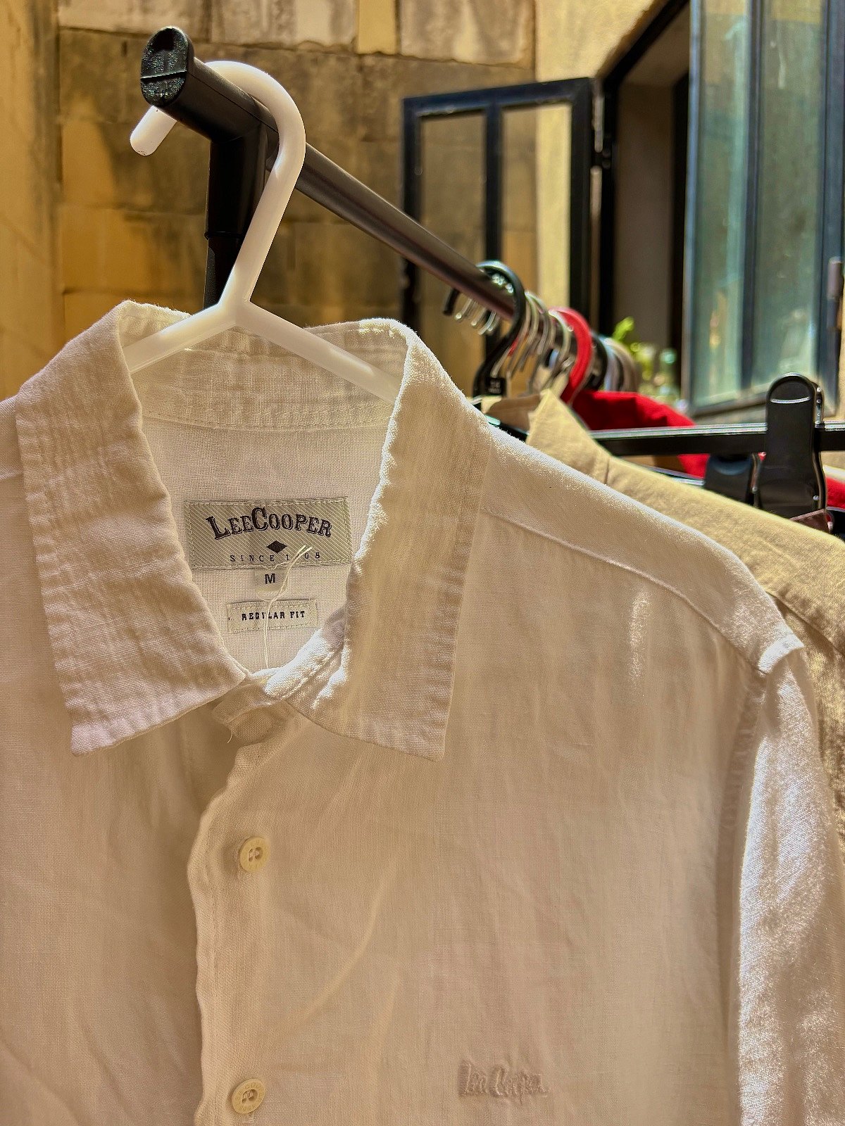 Lee Cooper White Linen Shirt, photo 2