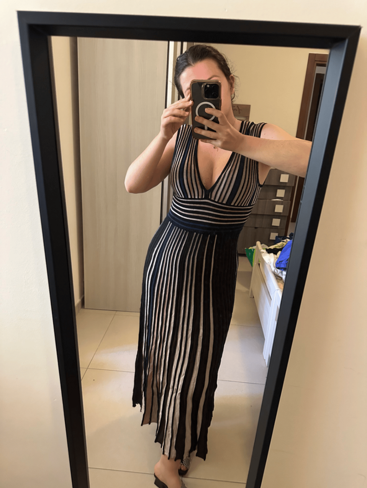 Zara Striped Maxi Dress, photo 3
