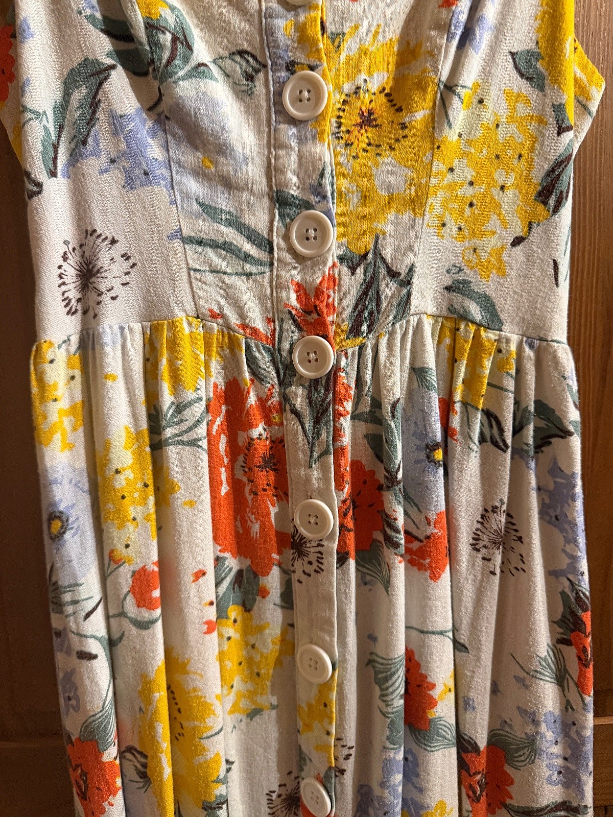 Urban Outfitters Floral midi button-up dress, photo 2