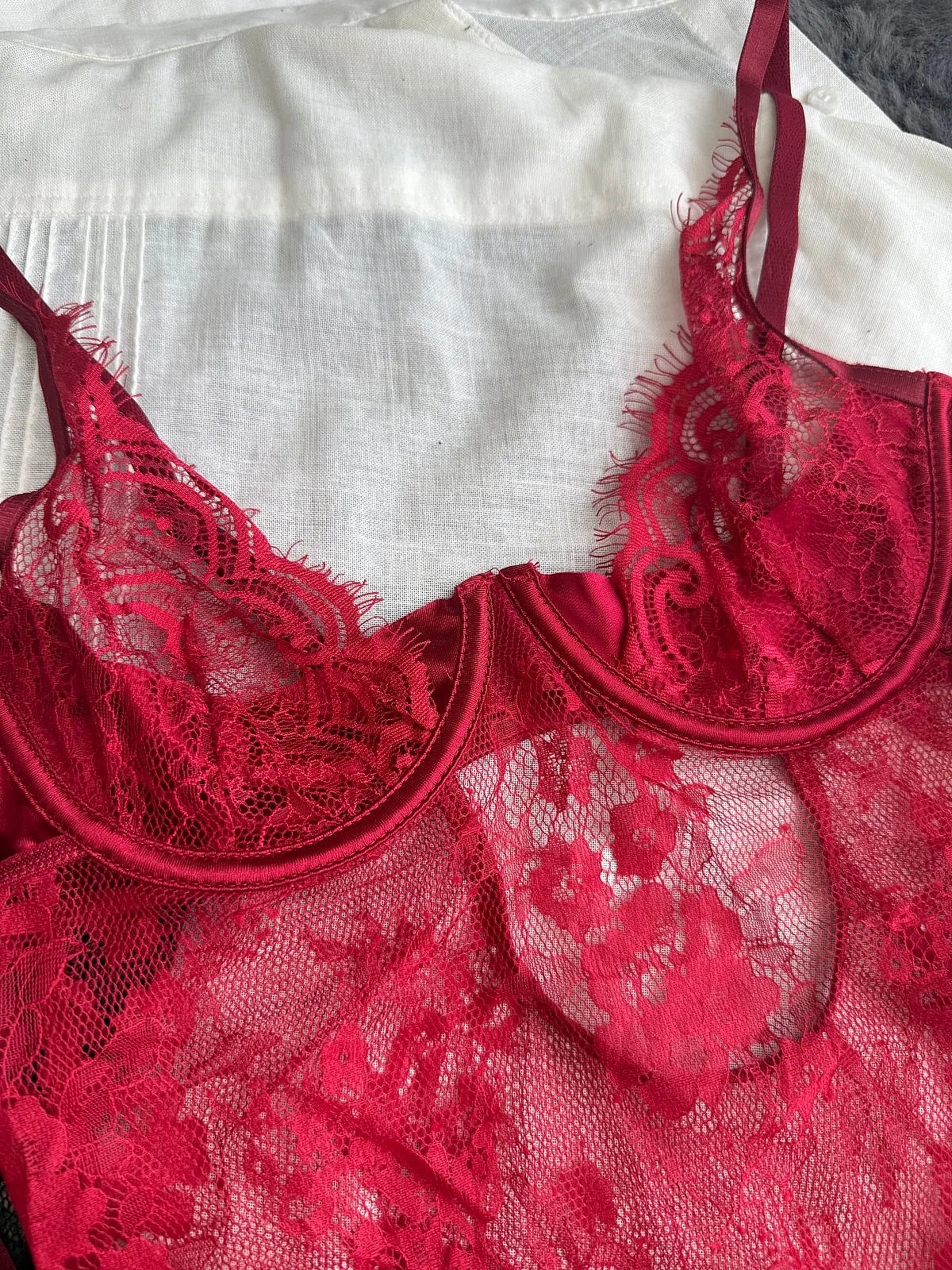 Lingerie Set Lushia Silhouette Wine, photo 2