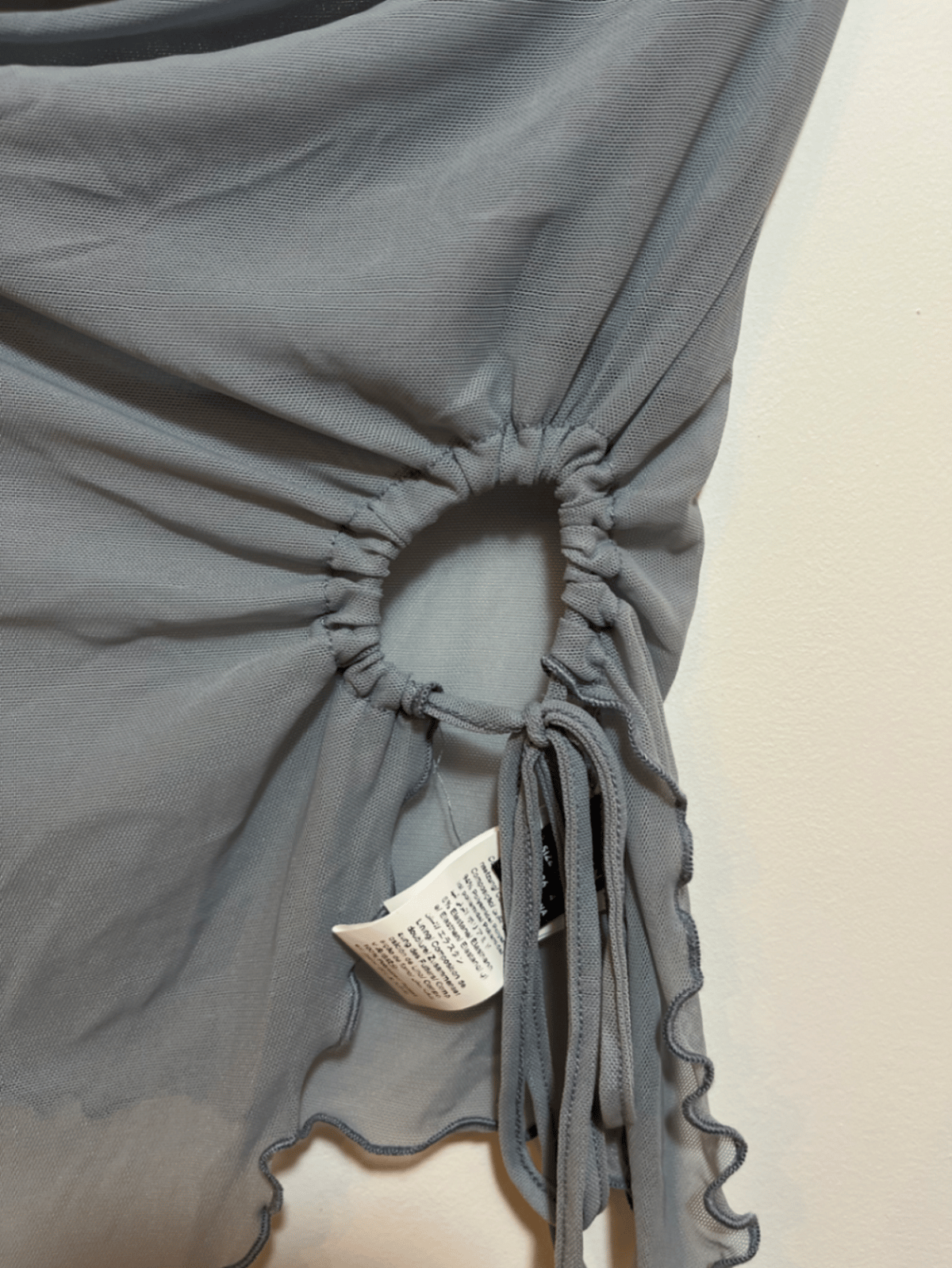Shein Ruched Drawstring Bandeau Top, photo 3