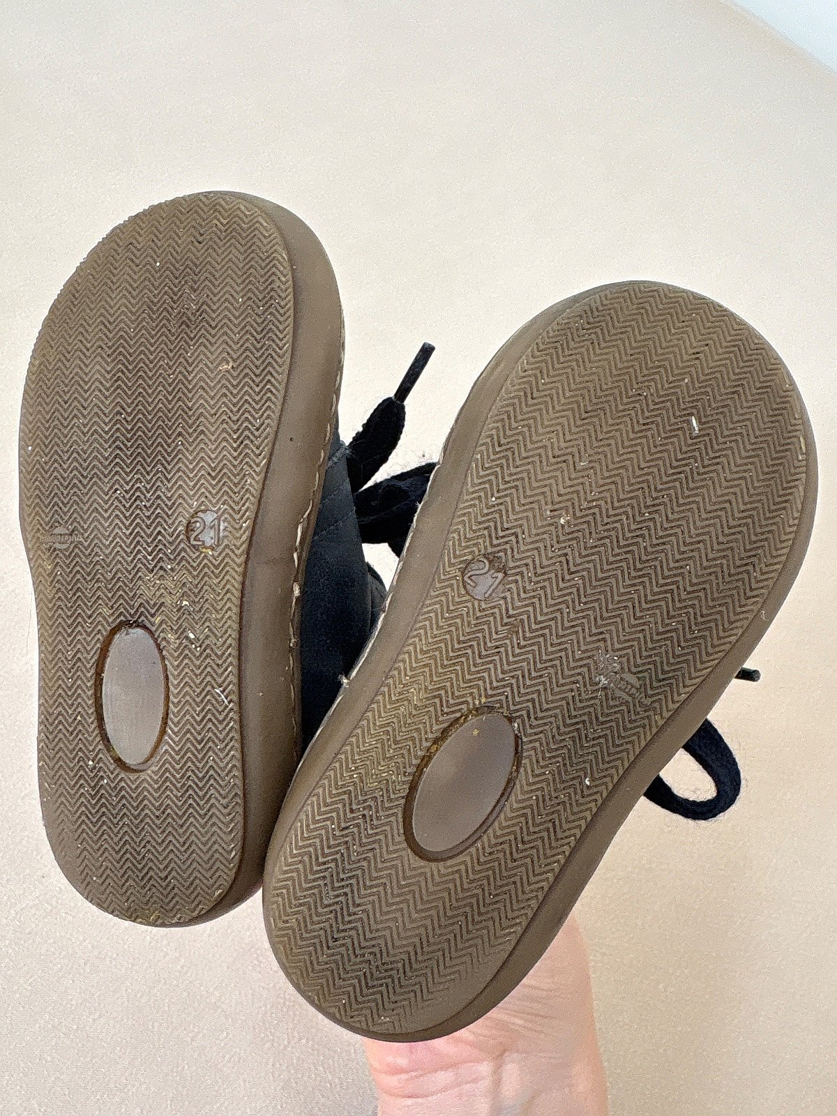 Bobbi Shoes Navy Leather baby size 21, photo 2
