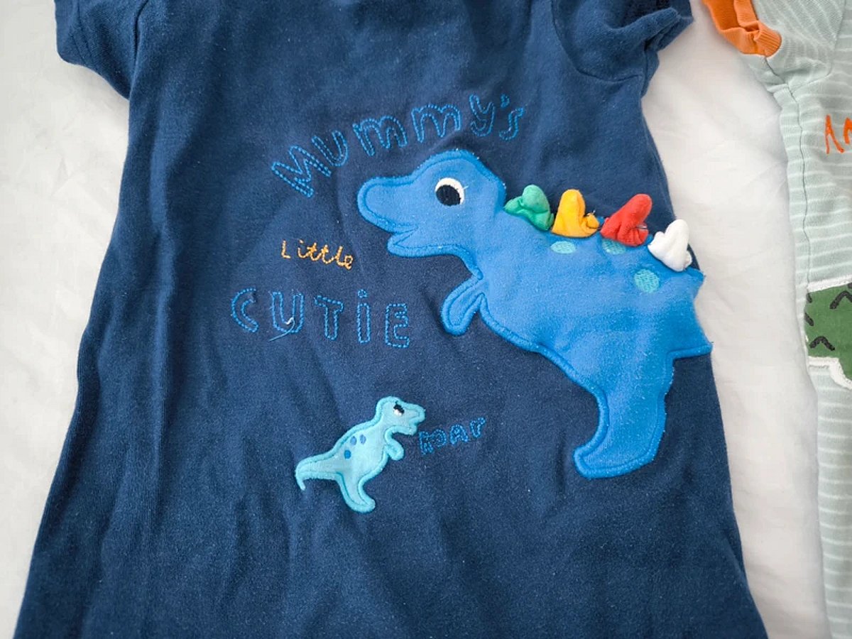 Baby dinosaur print rompers set, photo 2