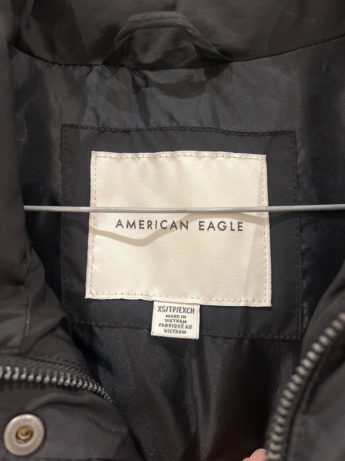 American Eagle black sleeveless jacket, photo 3
