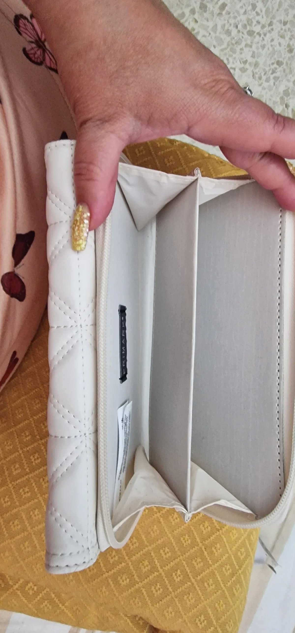 Quilted Faux Leather Twist Lock Wallet - photo 2