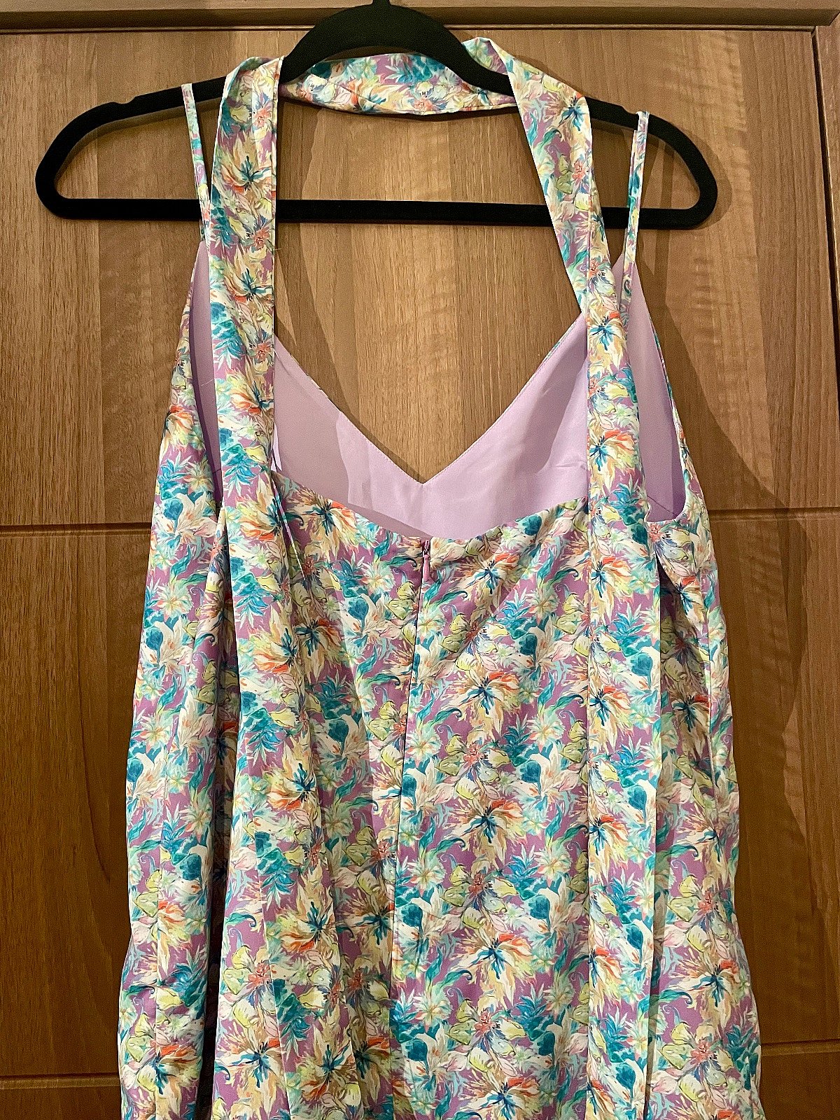Floral slip Summer Dress with scarf/belt, photo 3