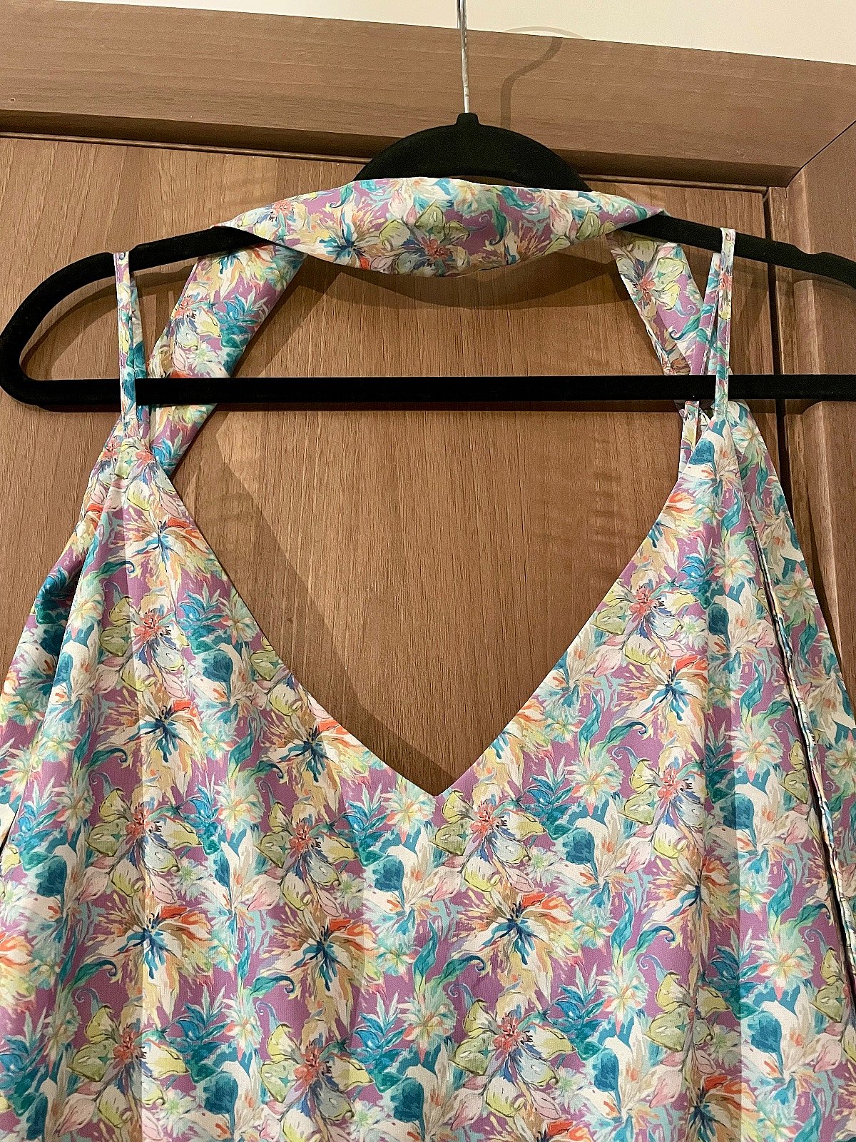 Floral slip Summer Dress with scarf/belt, photo 2