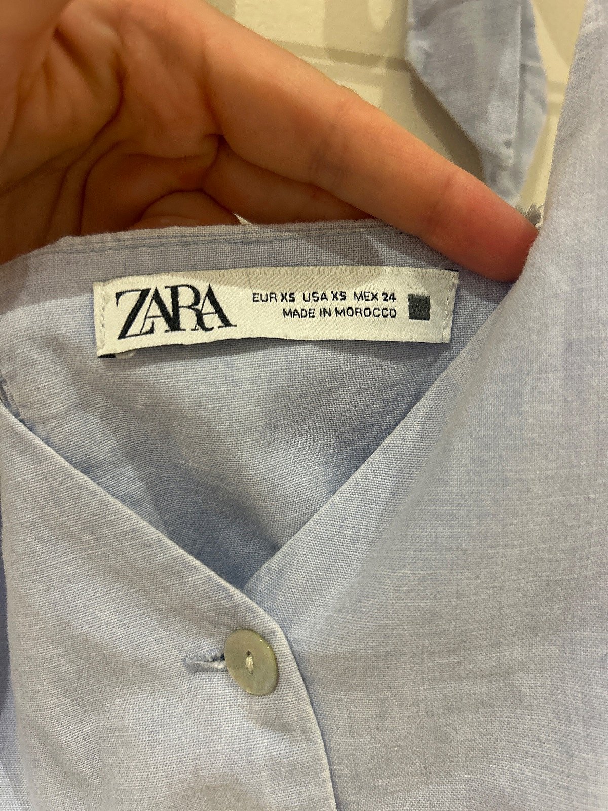 Zara Light blue halter neck dress (XS), photo 3
