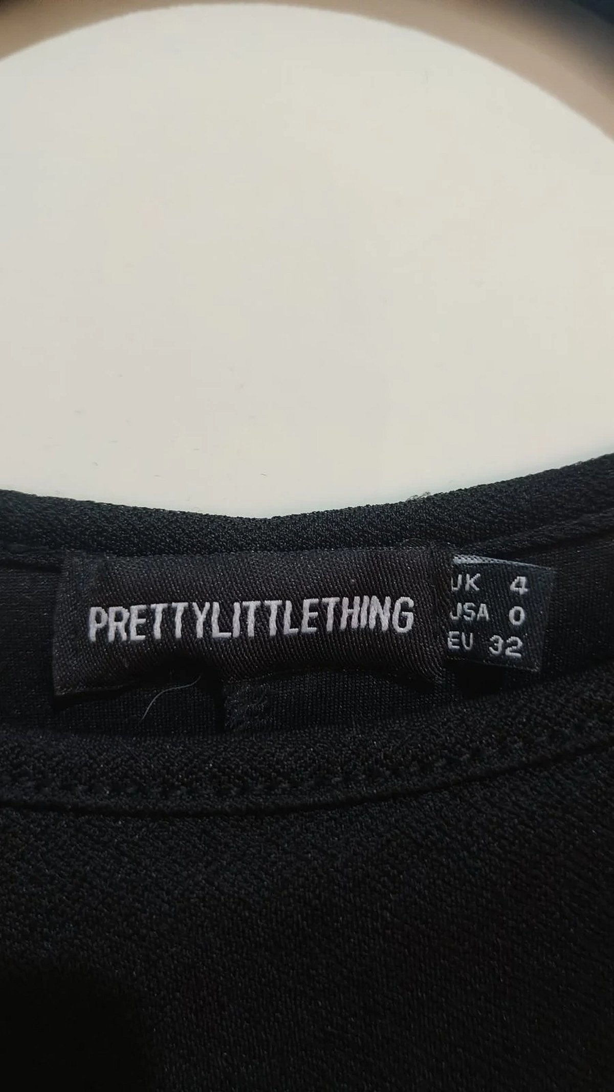 PrettyLittleThing black cutout mini dress, photo 2