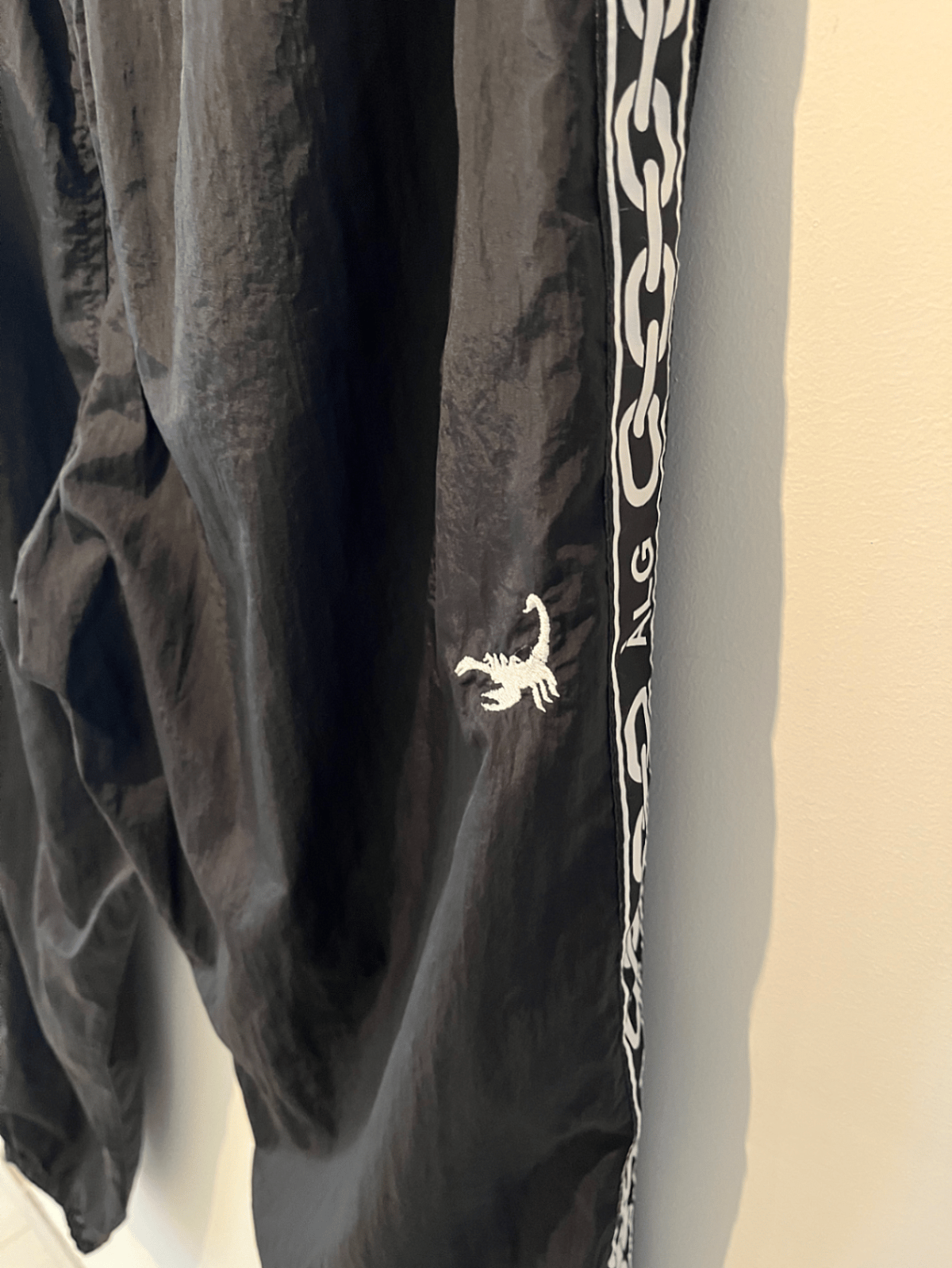 Black Taped Tracksuit Bottoms, photo 4