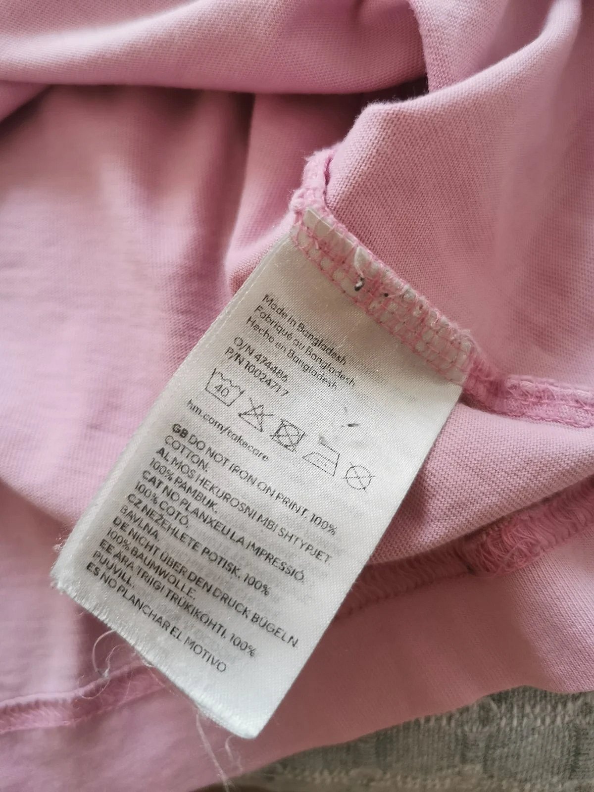 Powder pink Metallica T-shirt h&m size M - photo 5