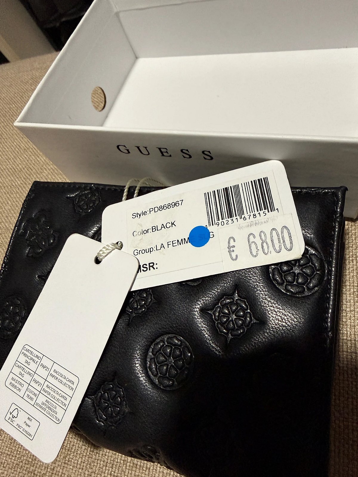 Guess Logo Embossed Wallet - photo 3