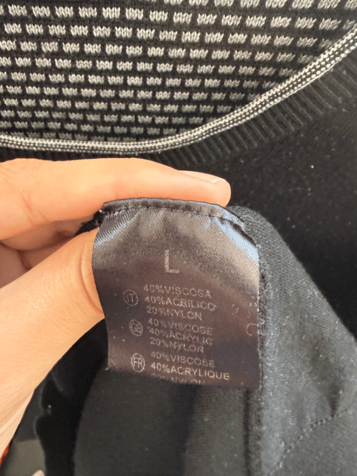 Maglione girocollo nero SOHO, foto 3