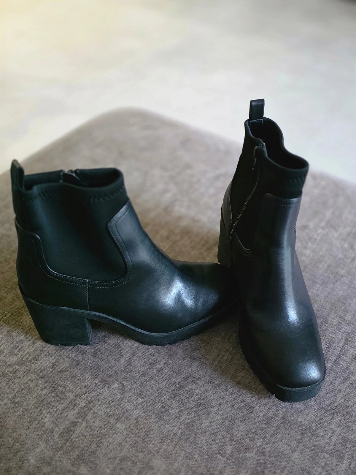 ALDO Black Heeled Ankle Boots, photo 4