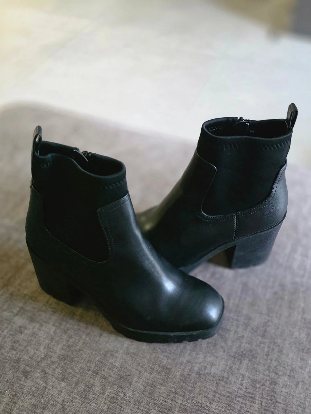 ALDO Black Heeled Ankle Boots, photo 3
