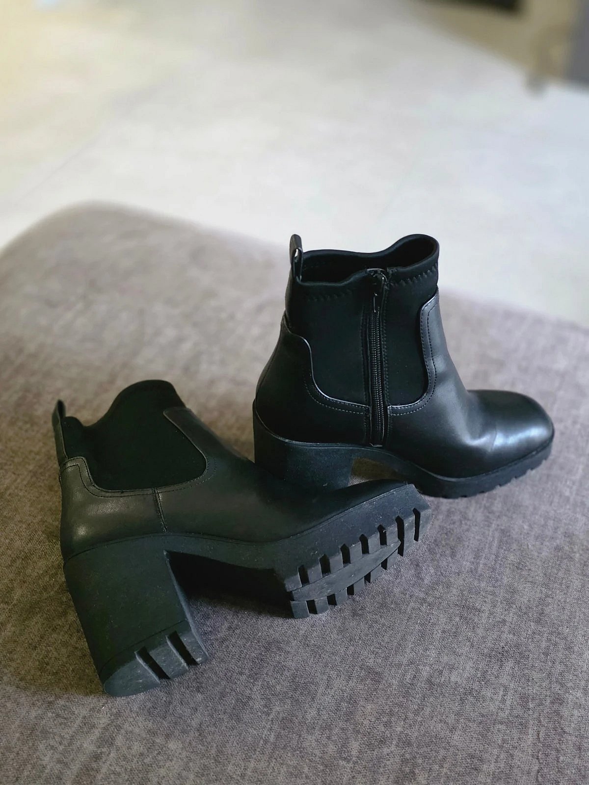 ALDO Black Heeled Ankle Boots, photo 2