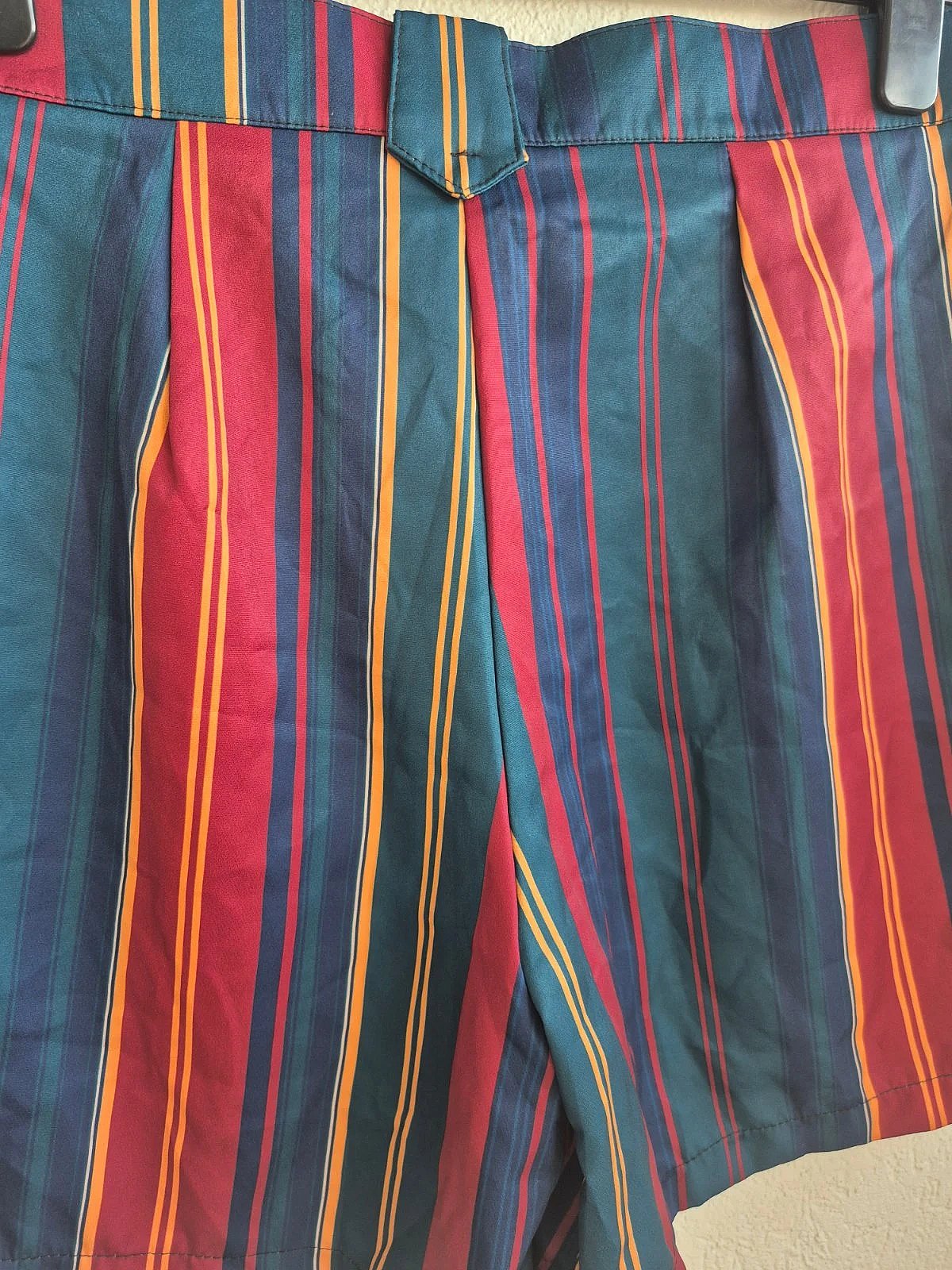 Striped high-waisted tailored shorts, photo 3
