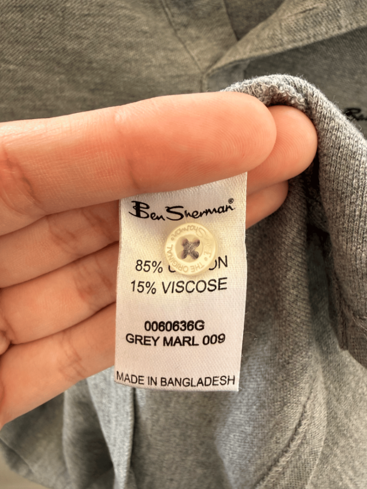 Ben Sherman Grey Polo Shirt, photo 4