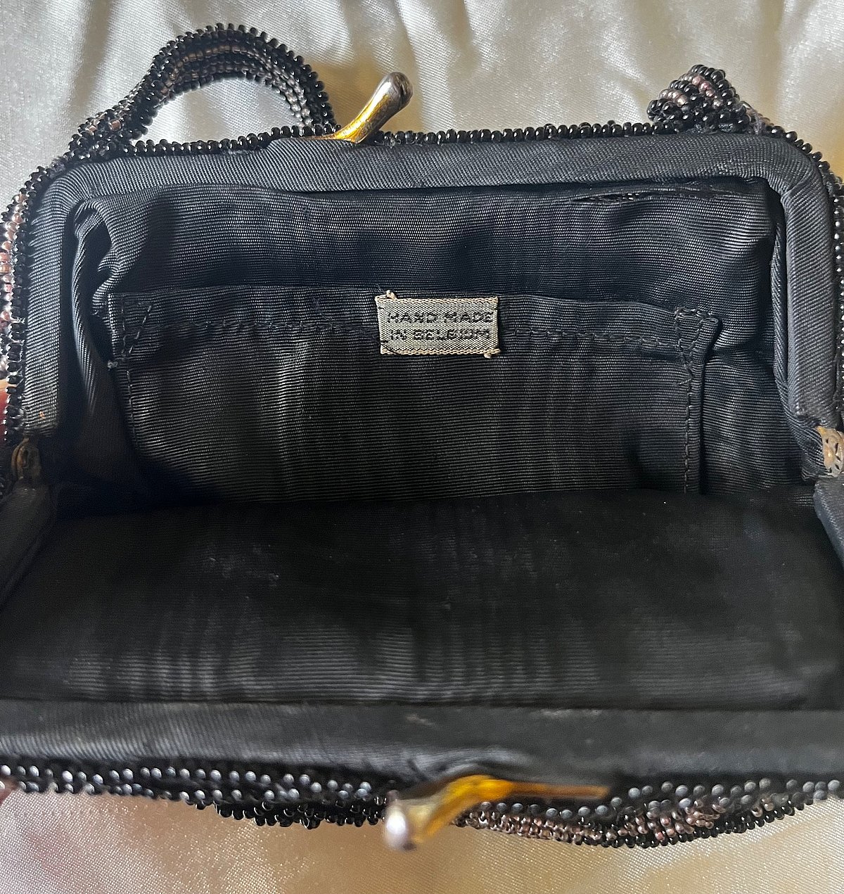 Vintage beaded evening handbag, photo 4