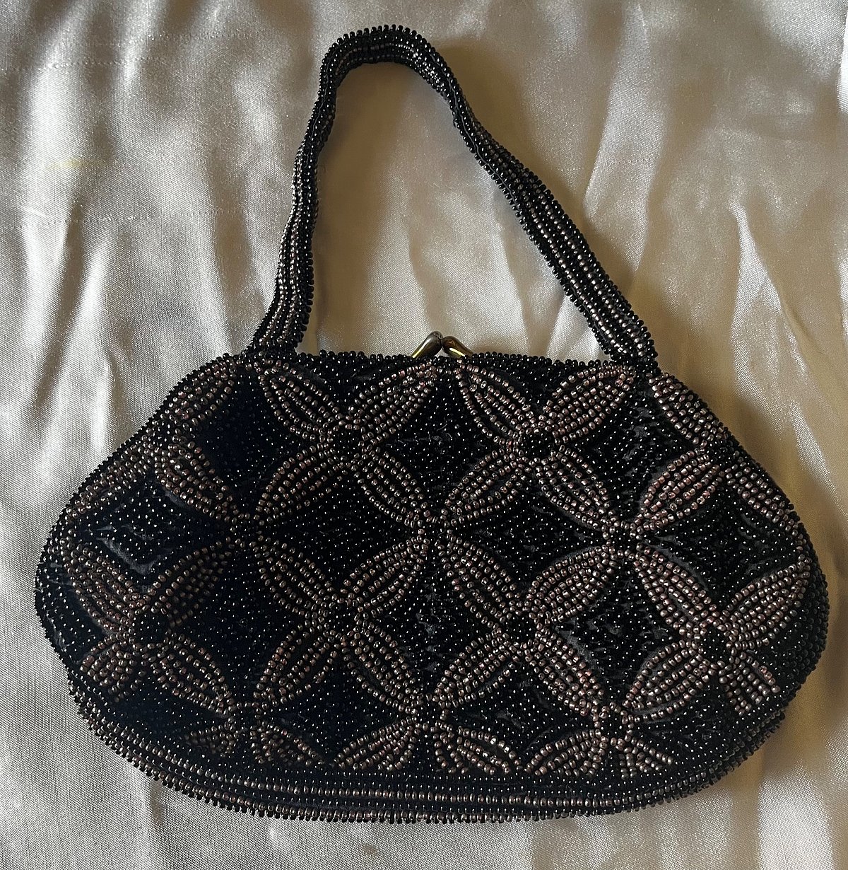 Vintage beaded evening handbag, photo 3