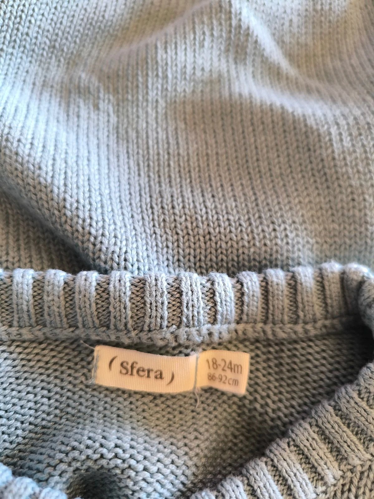 Baby blue bear knit jumper, photo 3
