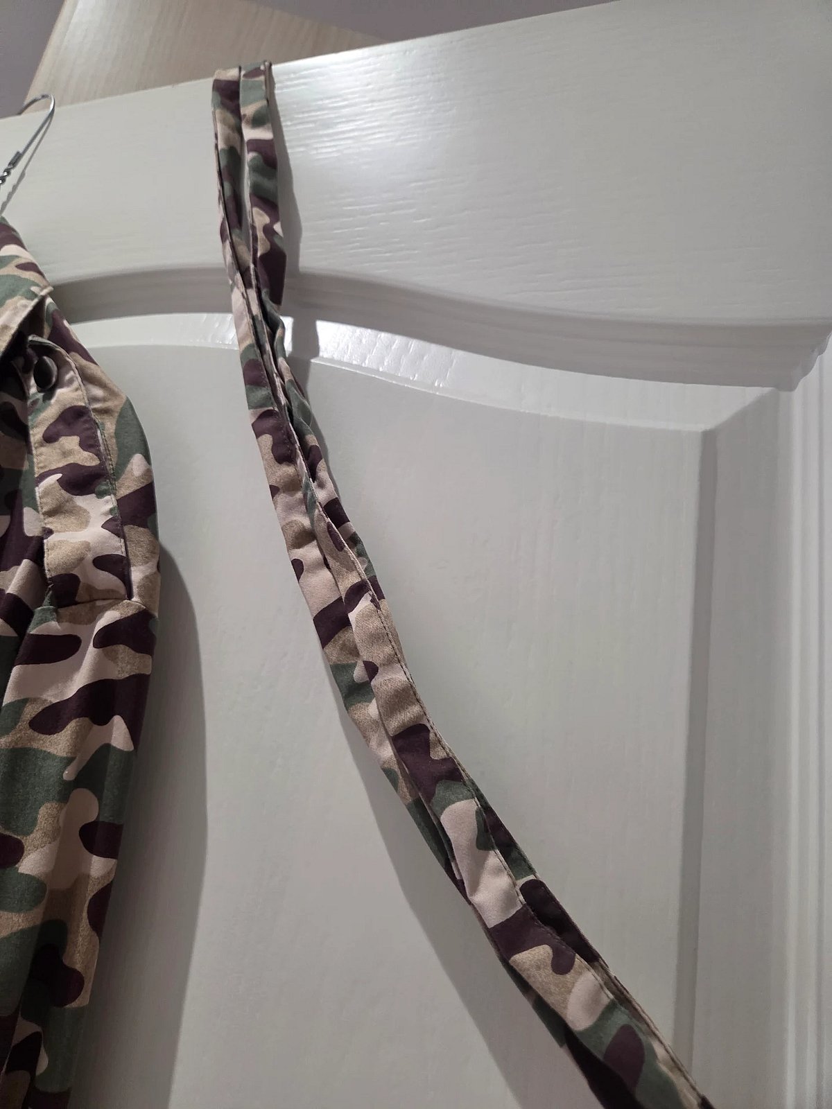 Camouflage Print Button-Up Shirt Dress - photo 2