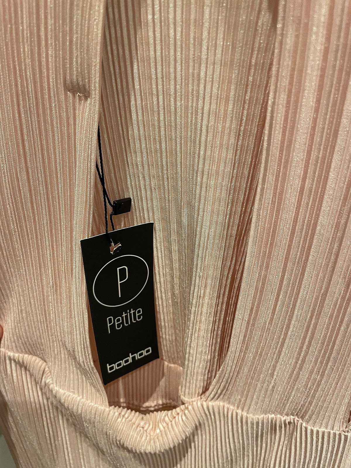 Pink Pleated Petite Dress, photo 3