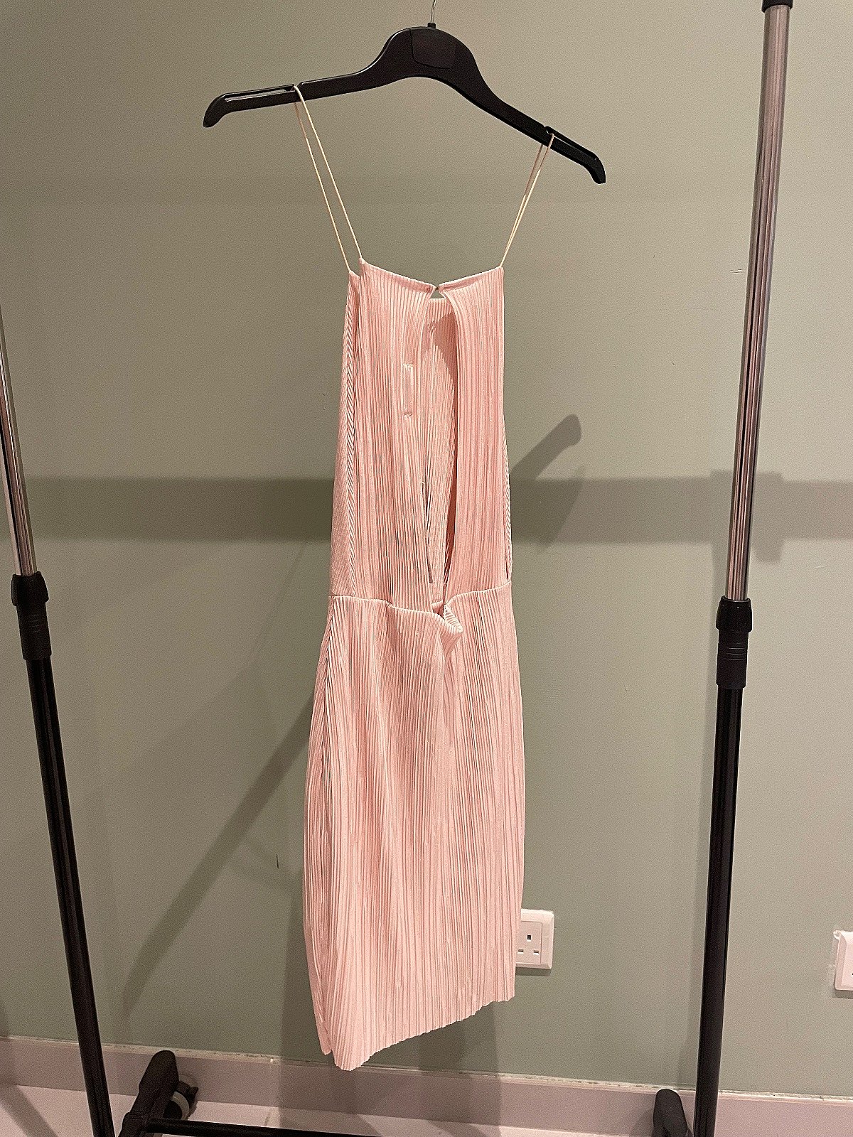 Pink Pleated Petite Dress, photo 2