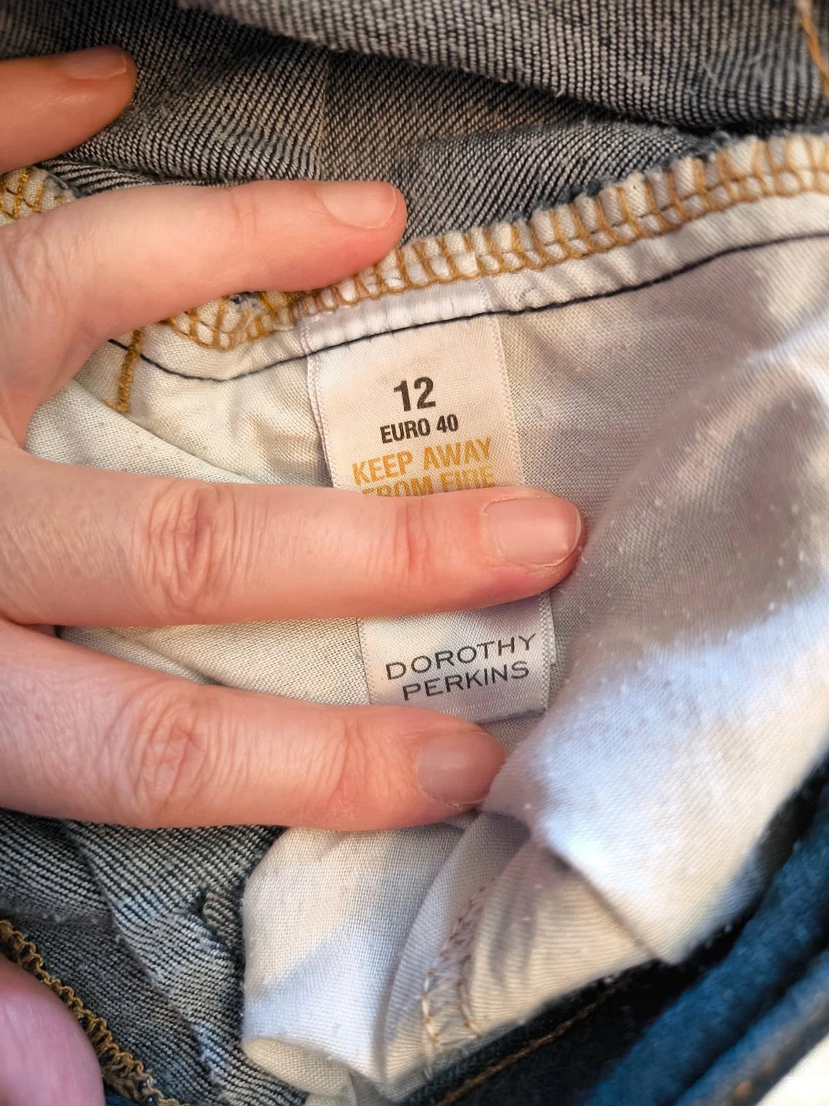 Jeans Dorothy Perkins dal lavaggio scuro, foto 5