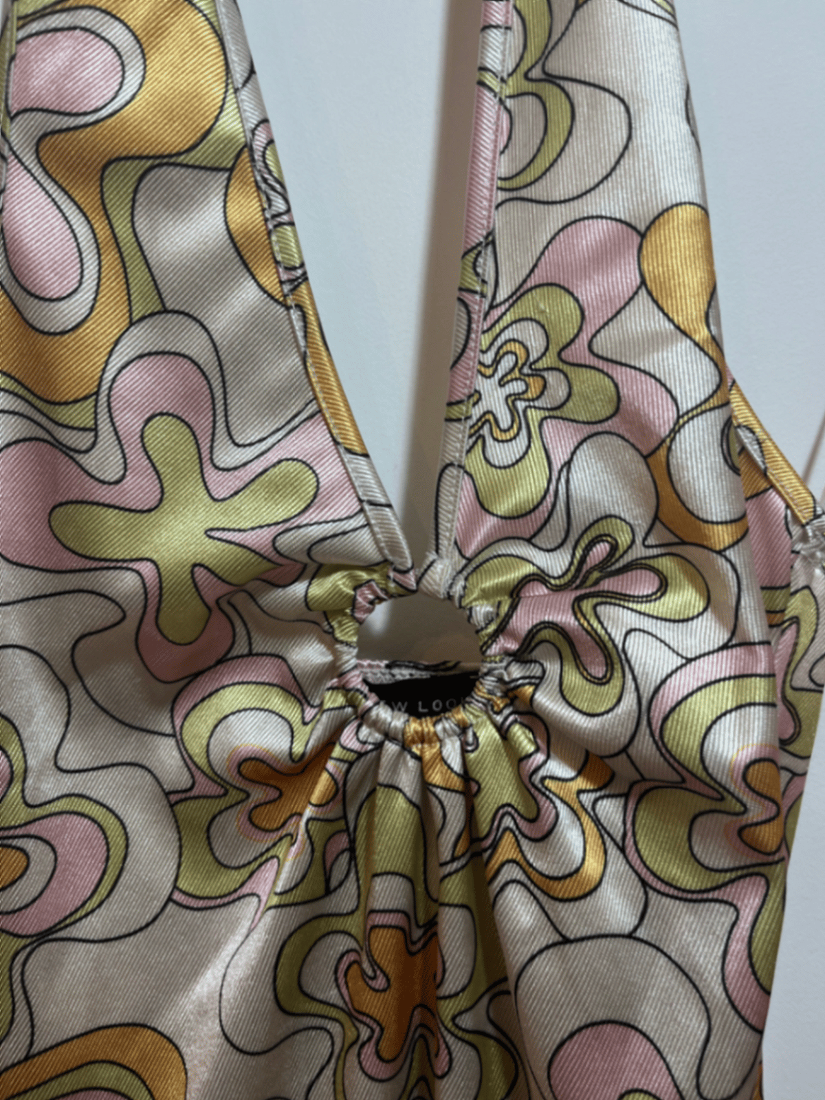 Retro Floral Halter Mini Dress - photo 2