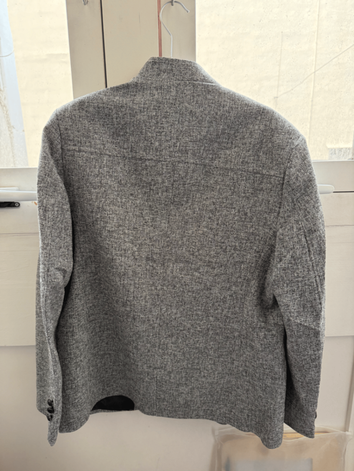 Grey Textured Blazer Jacket, photo 2