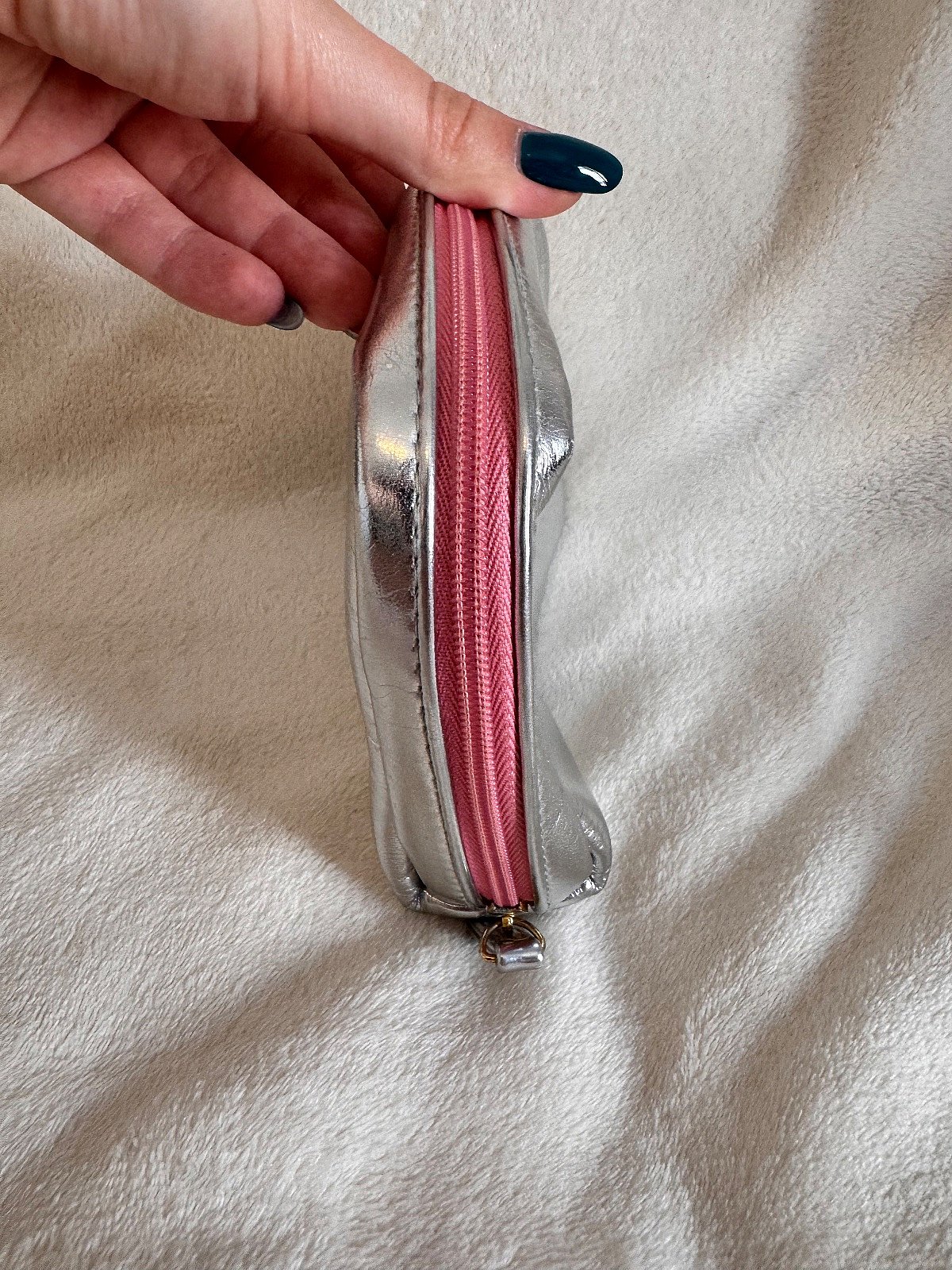 Silver Benefit Cosmetics Makeup Bag - photo 4