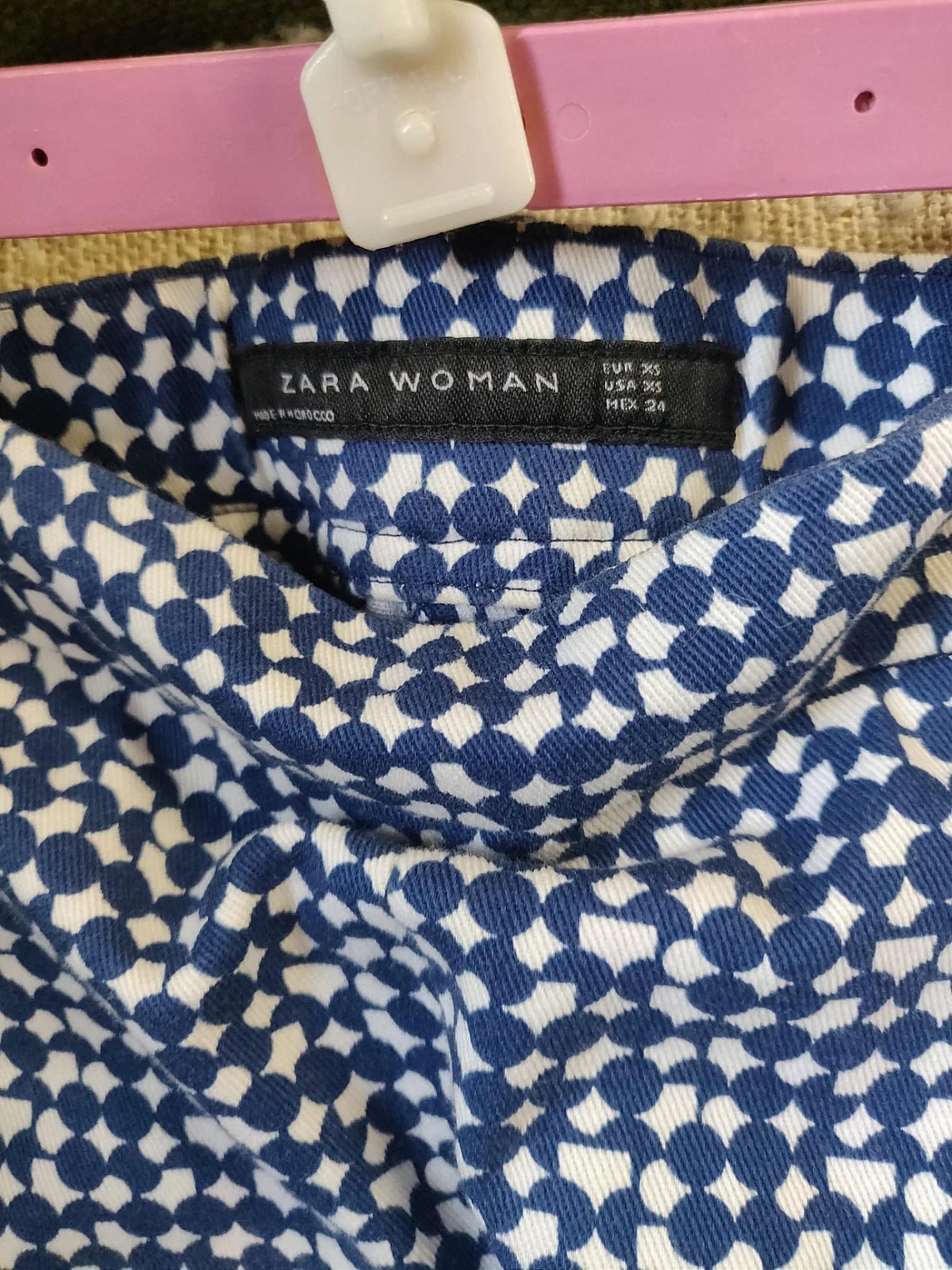 ZARA Patterned Slim Fit Trousers, photo 4