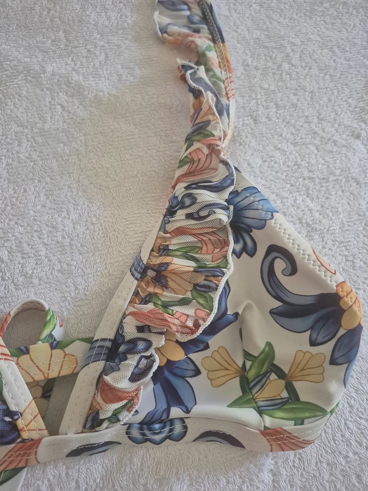 Floral Ruffle Bikini Swimsuit Set, photo 2