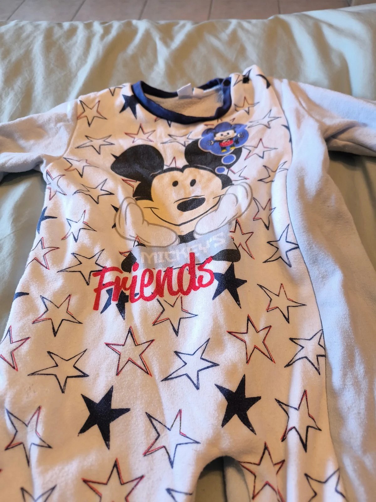 Mickey Mouse Baby Sleepsuit, photo 2