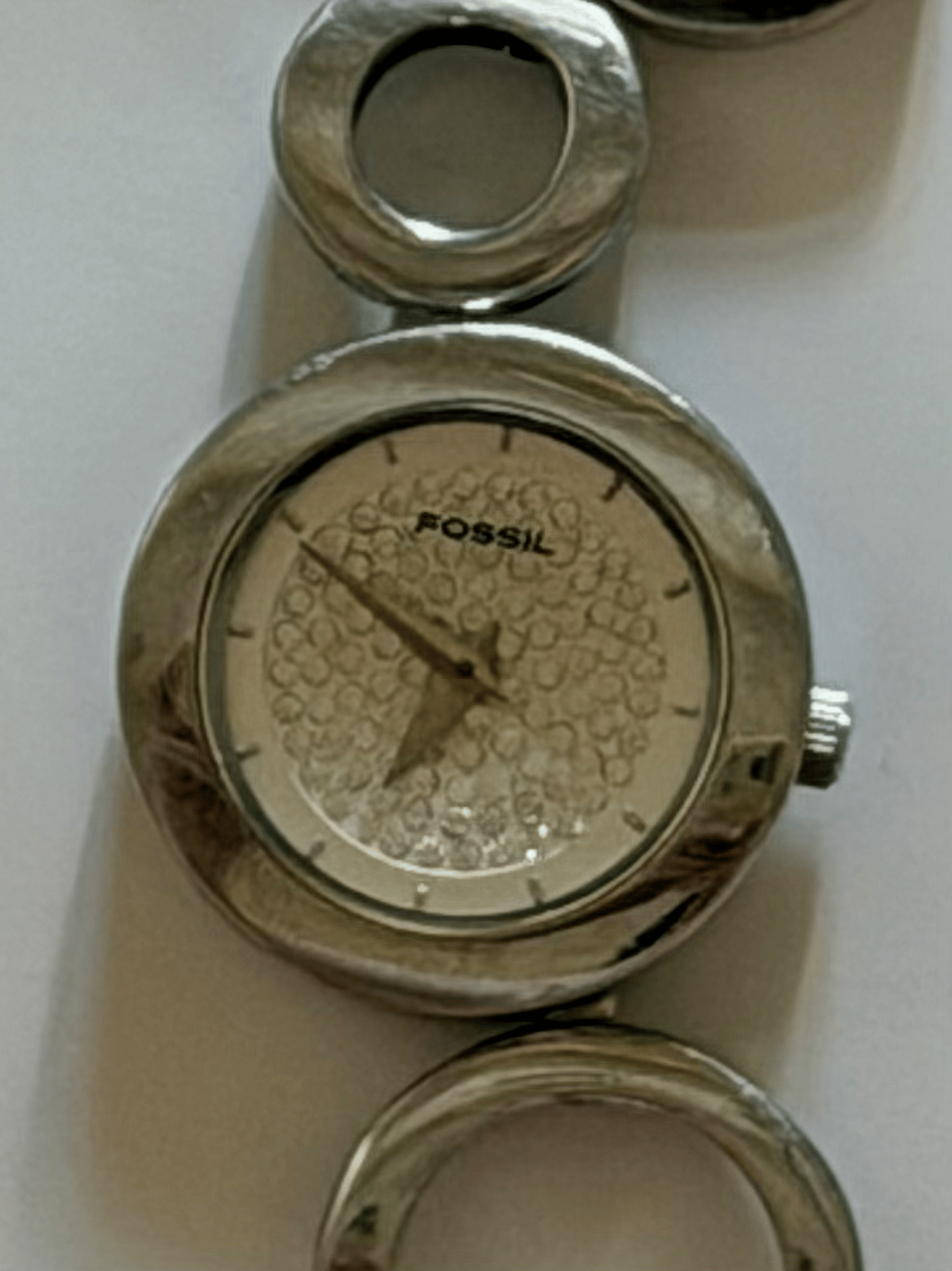 Fossil Silver Statement Bracelet Watch - photo 2